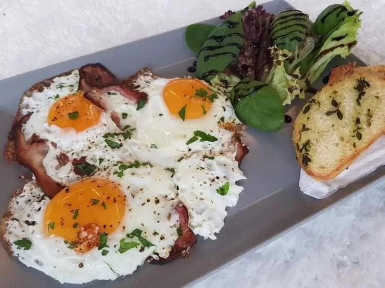Continental breakfast in Penzion Via Ferrata