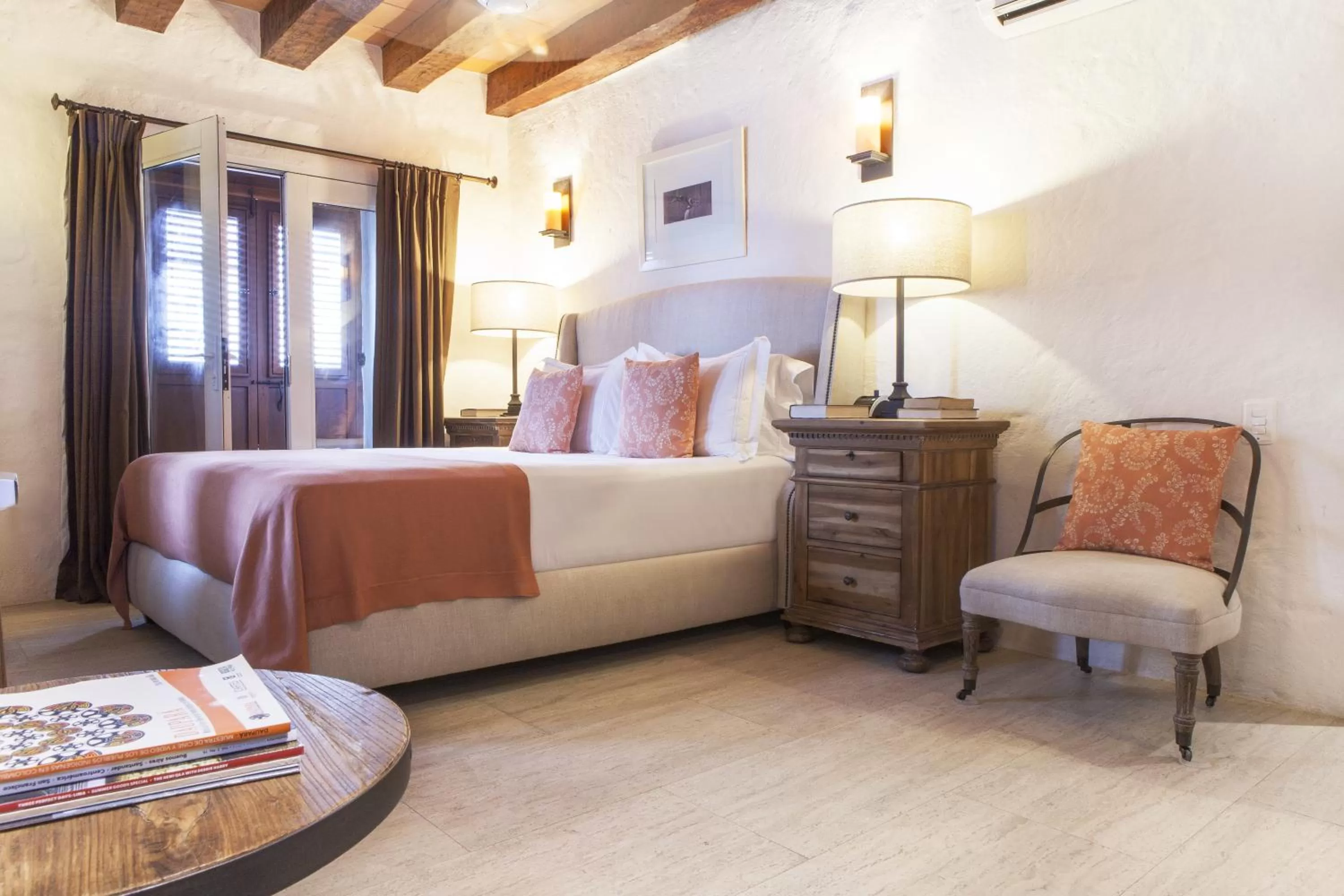 Bedroom, Bed in Hotel Boutique Casa del Coliseo