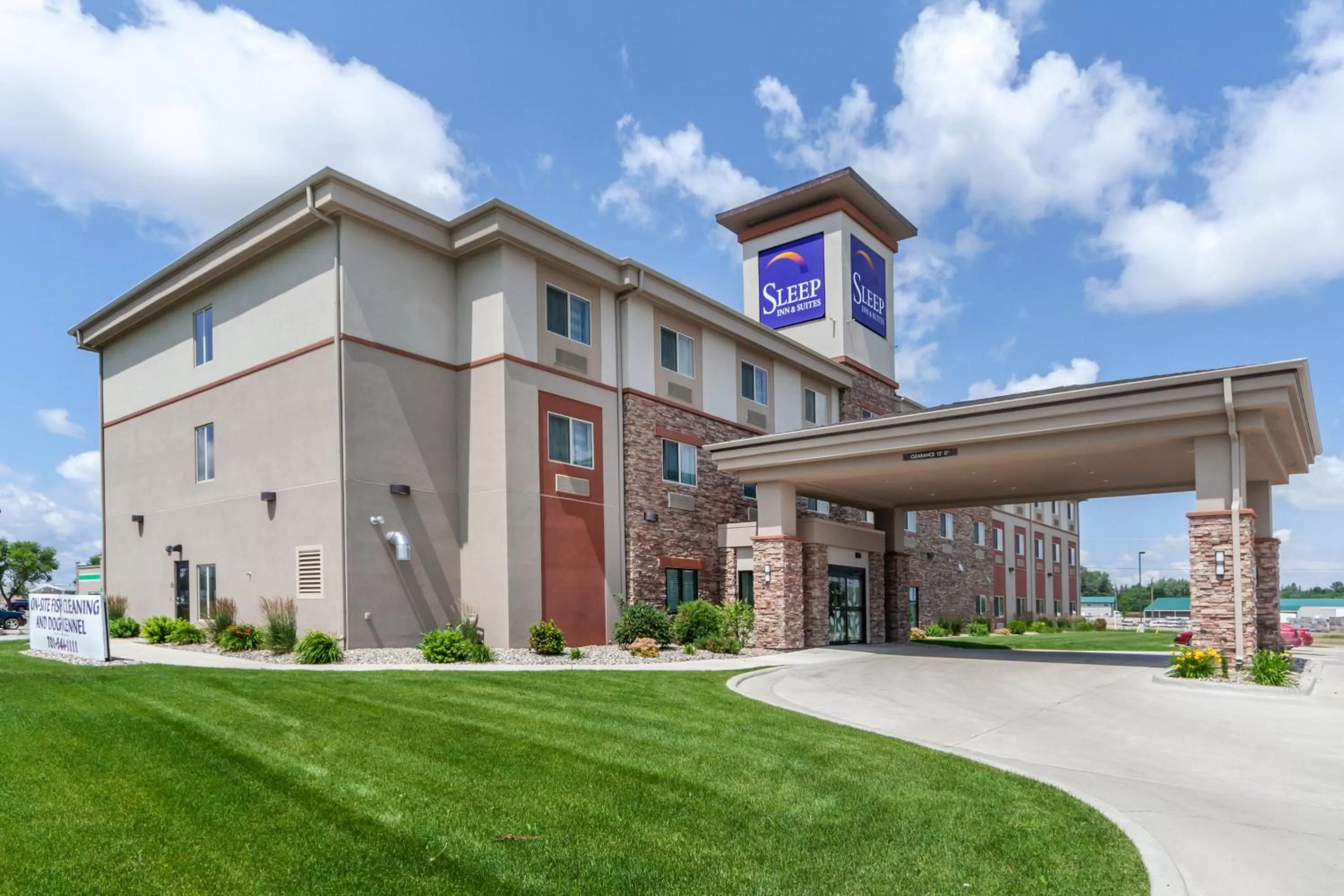 Property building in Sleep Inn & Suites Devils Lake