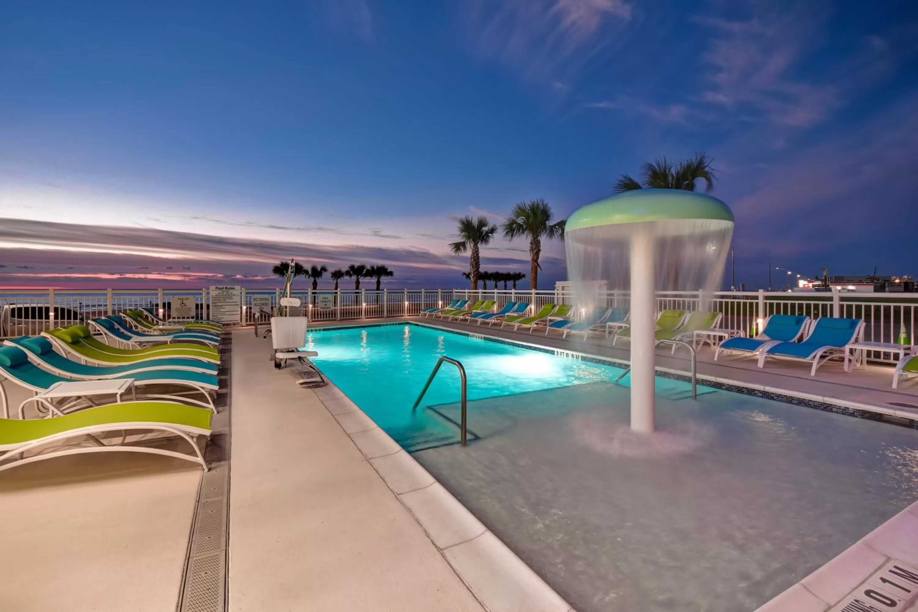 Swimming pool in Holiday Inn Express & Suites - Galveston Beach by IHG