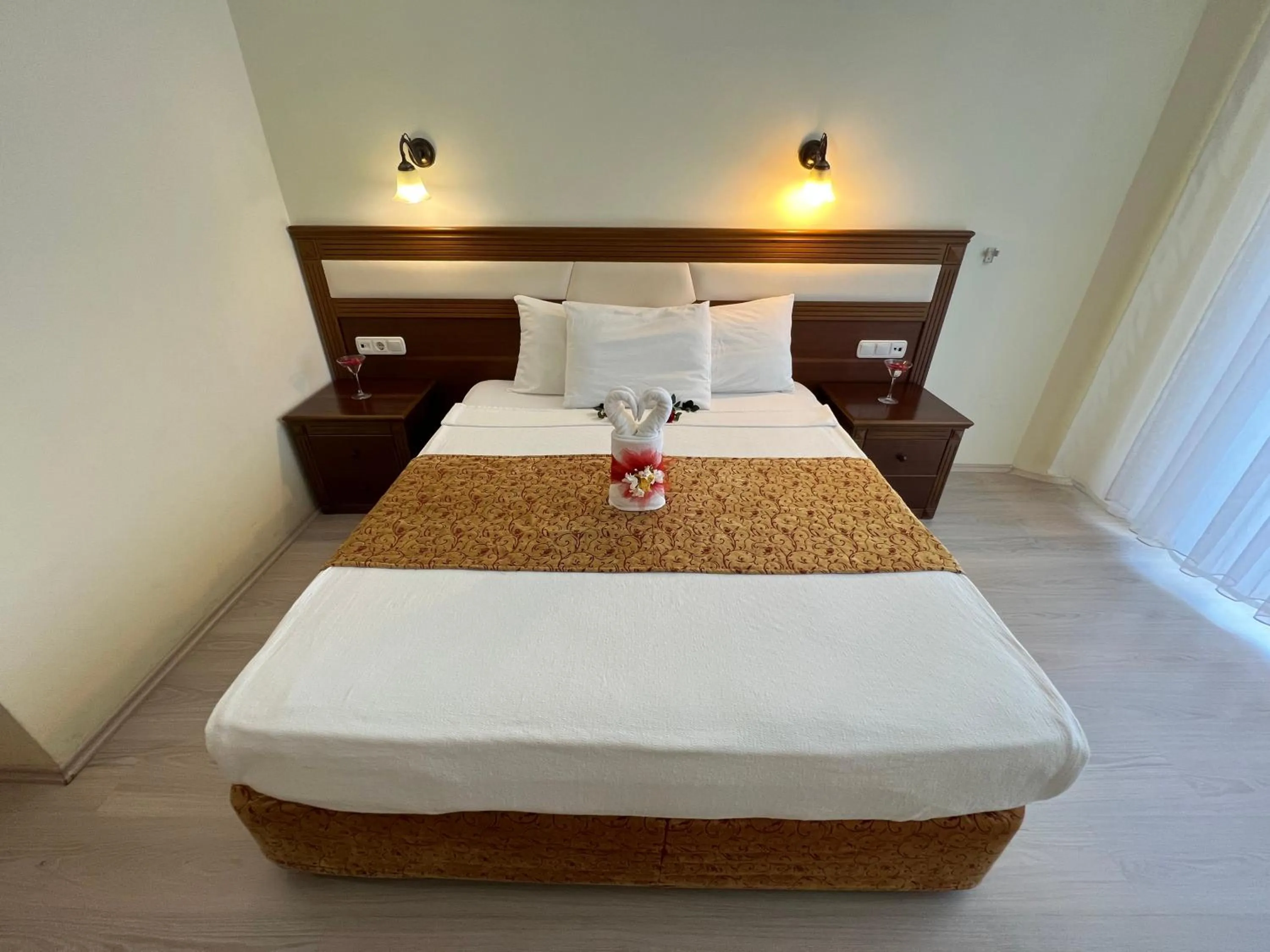 Bed in Valeri Beach Hotel