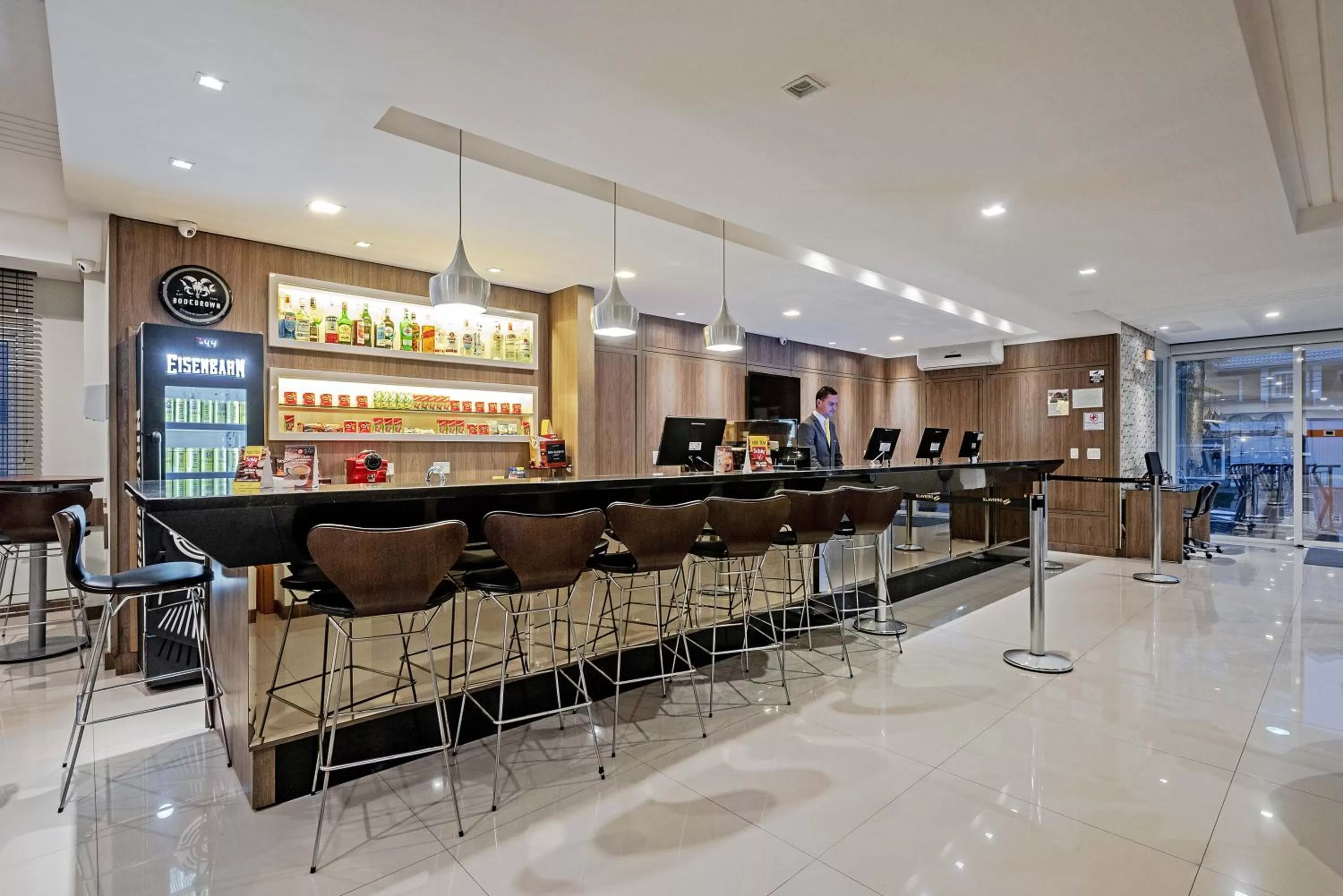 Lobby or reception in Slim Curitiba Av das Torres