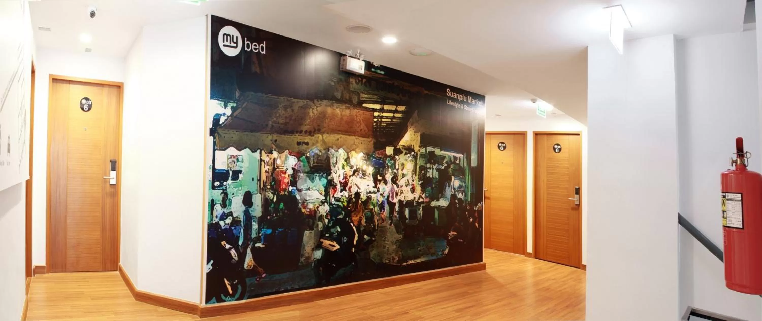 Decorative detail in Mybed Sathorn Hotel