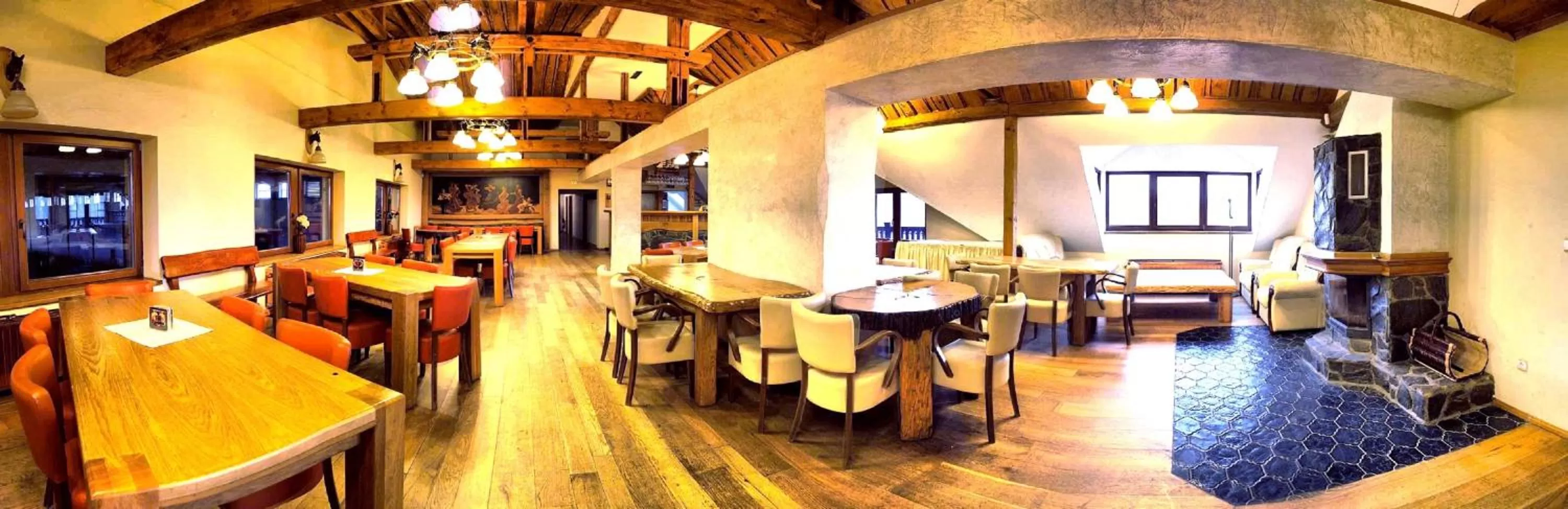 Patio in Hotel Farma Vysoká