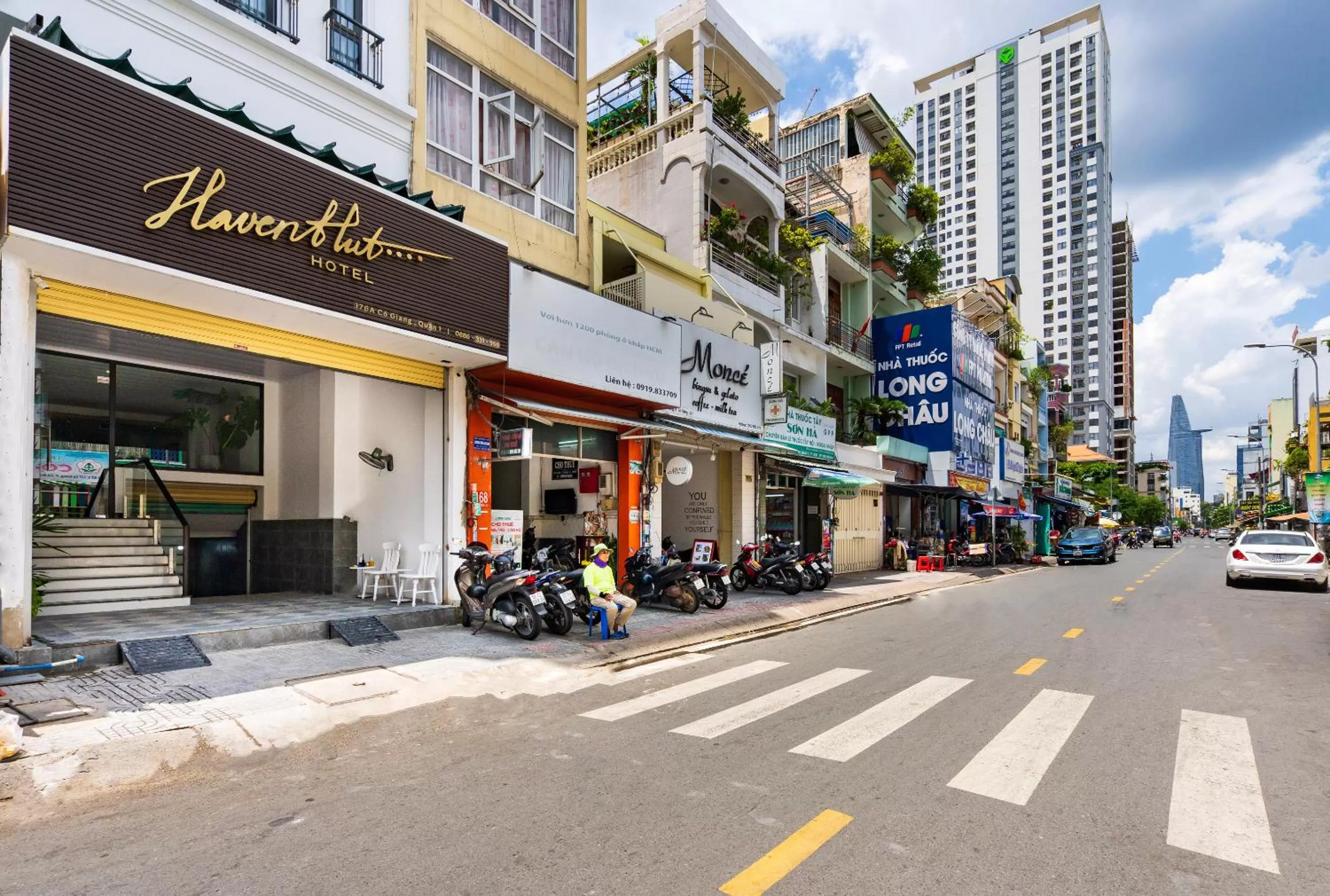 Property building in Haven Hut Hotel