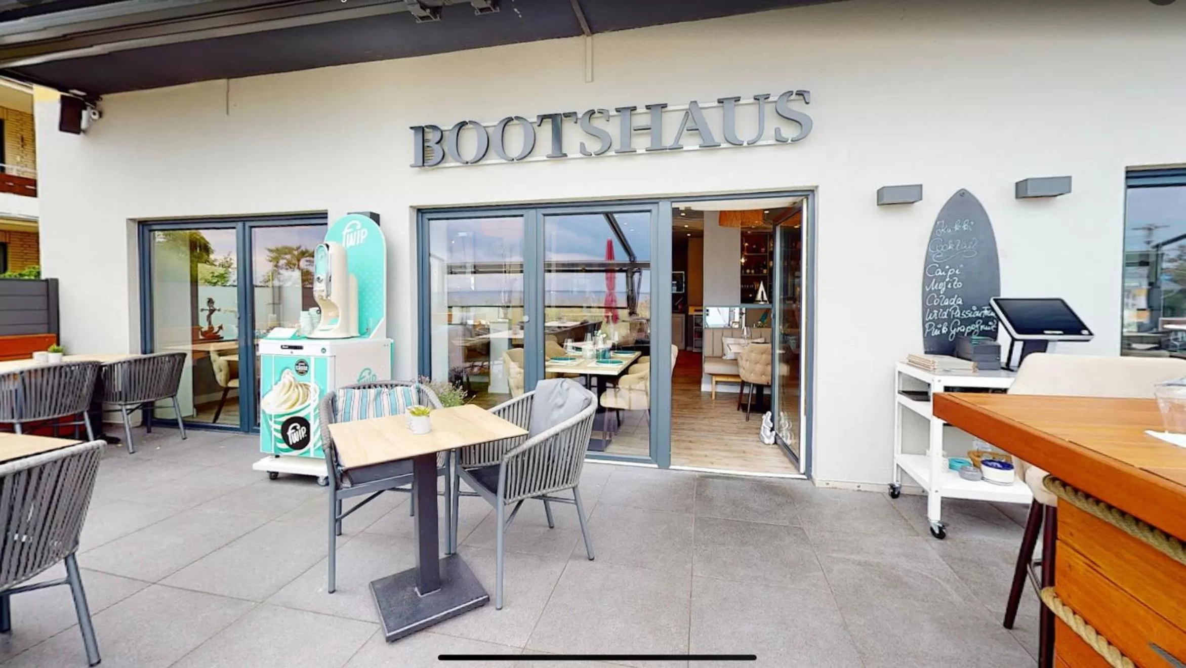 Restaurant/places to eat in Seaside-Strandhotel