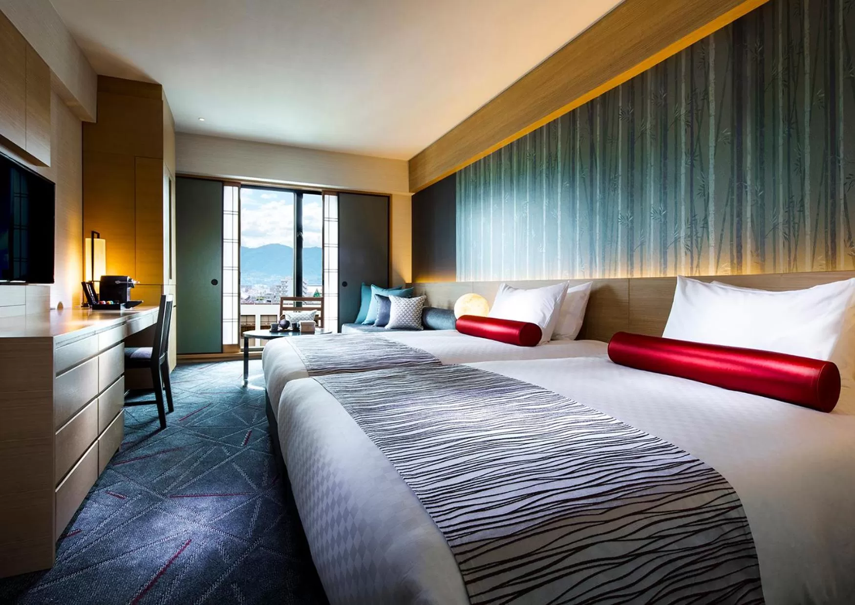 Photo of the whole room, Bed in RIHGA Royal Hotel Kyoto