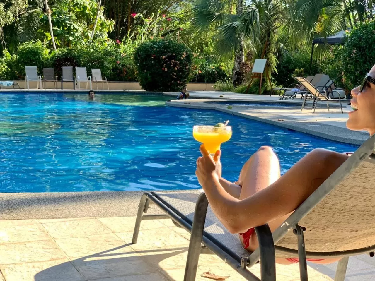 Swimming pool in Jaco Hotel DoceLunas