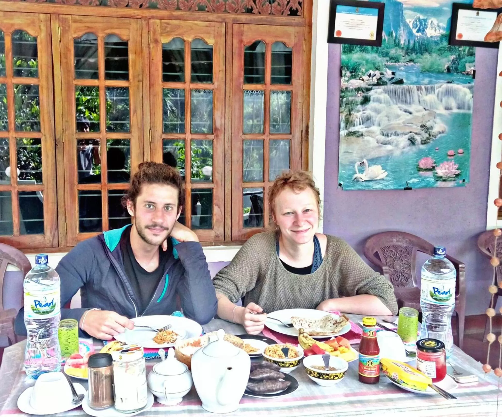 Asian breakfast in Cozy Homestay Waterfall Road Ella