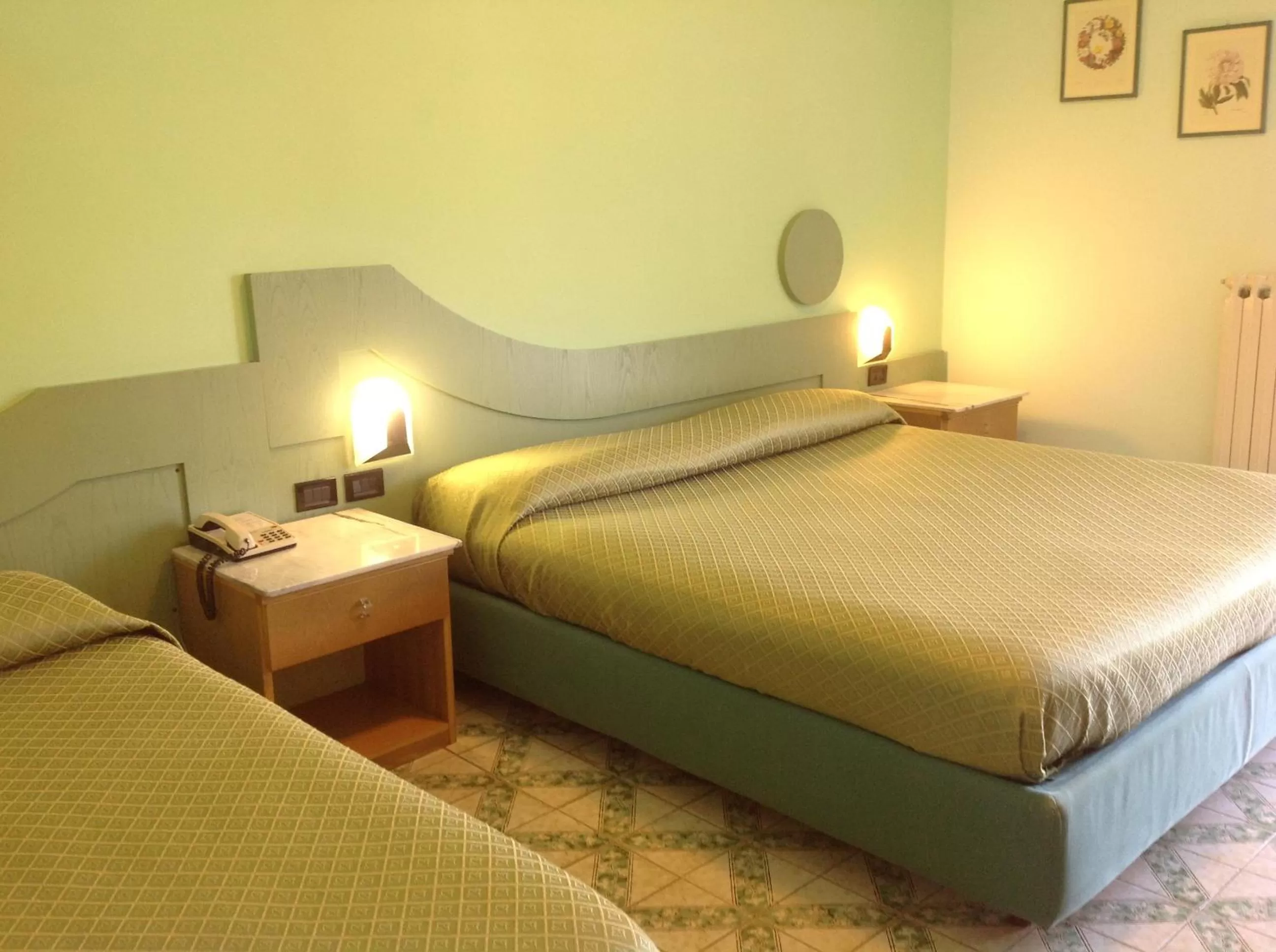 Bed in Hotel Giovanna