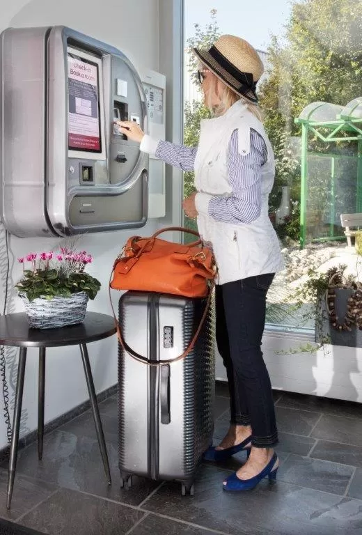 Lobby or reception in Hotel Restaurant Rhy