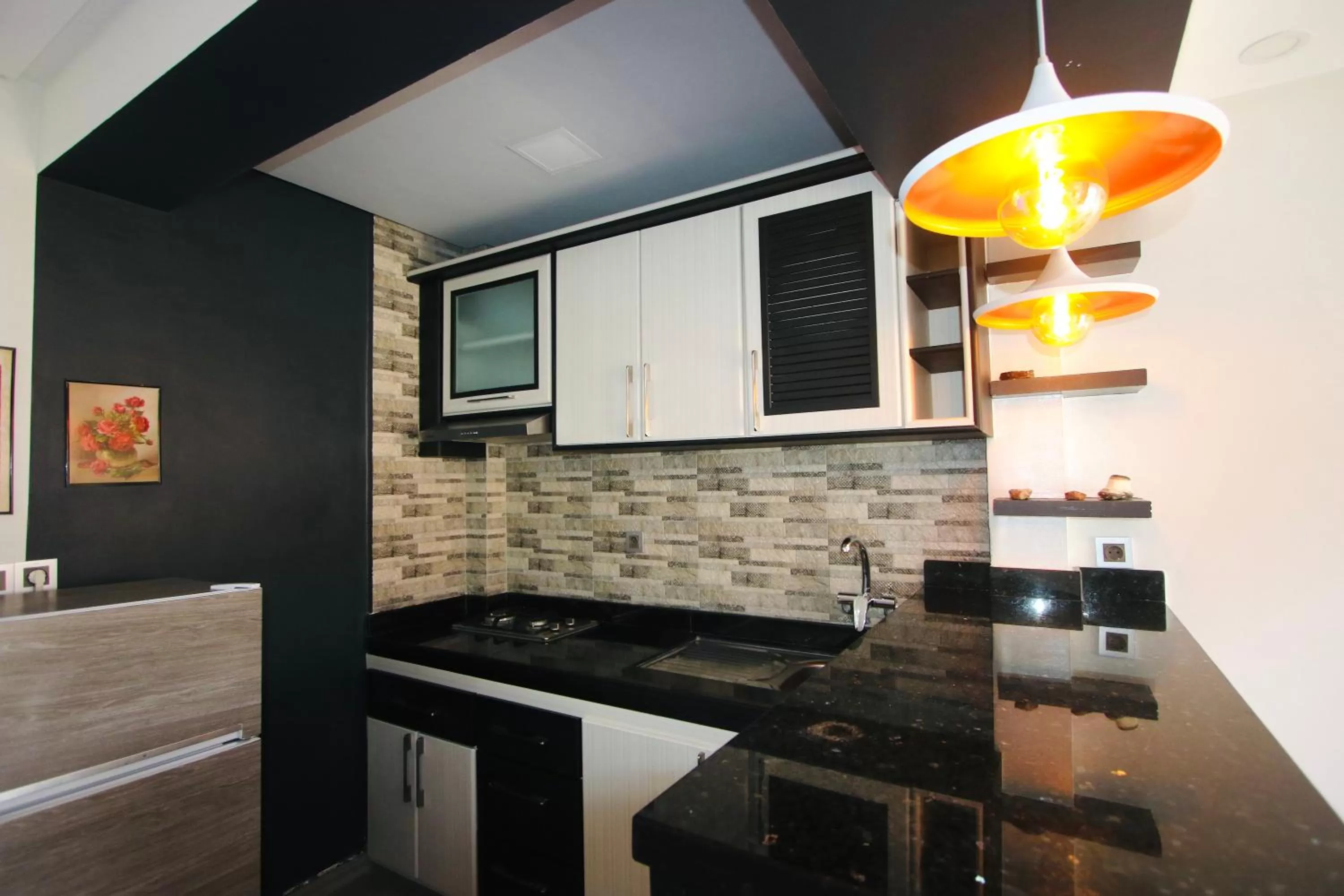 Kitchen or kitchenette in Dakhla White Hotel