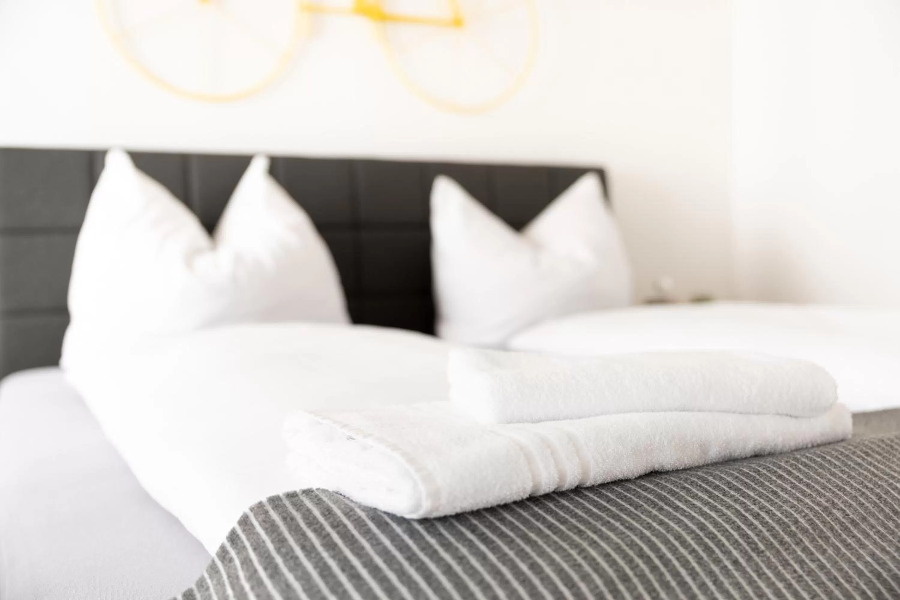 Bed in Ko-Living Space an der Oper - Street Art Design Apartments