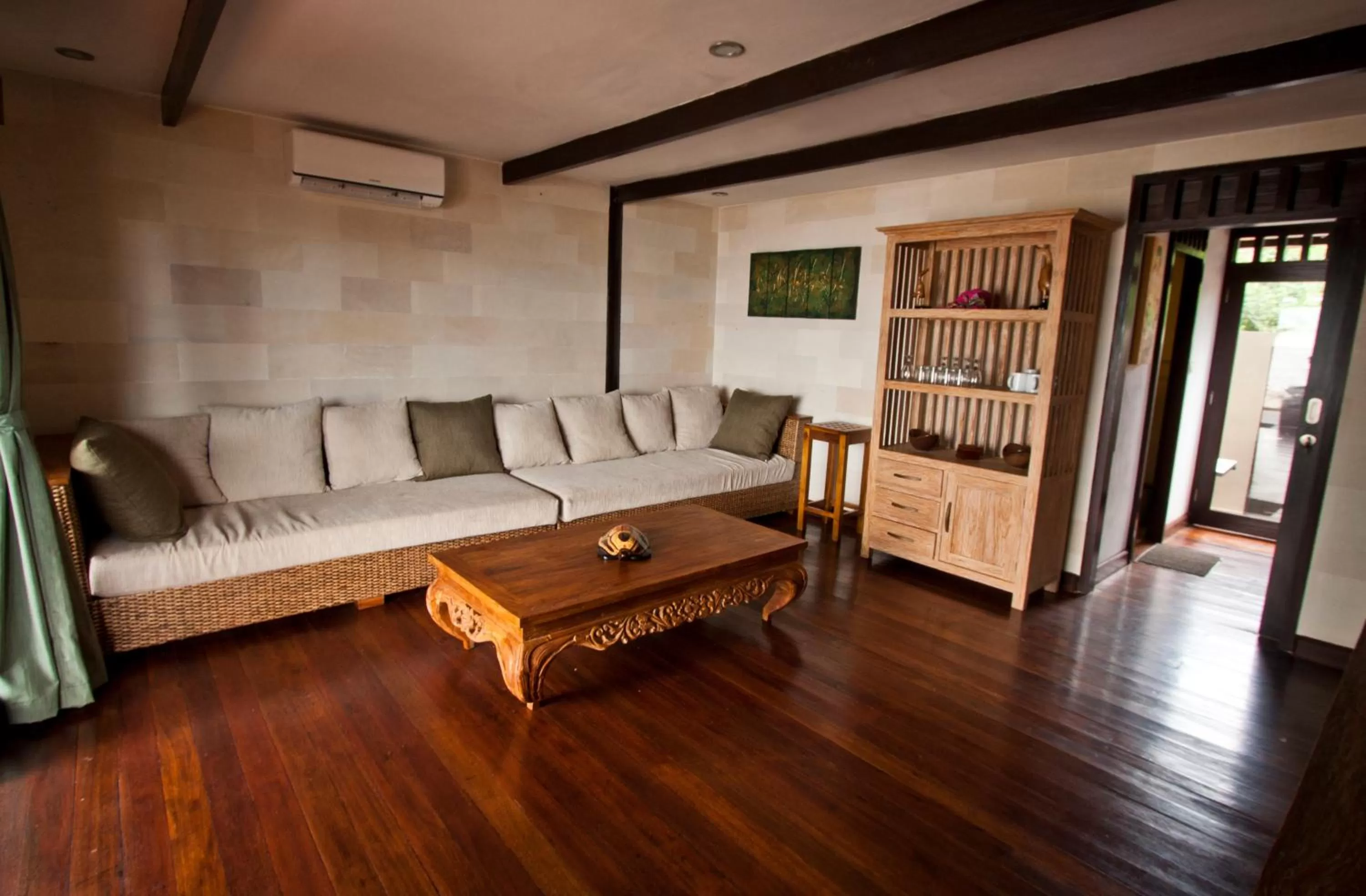 Living room in Gili Meno Mojo Beach Resort