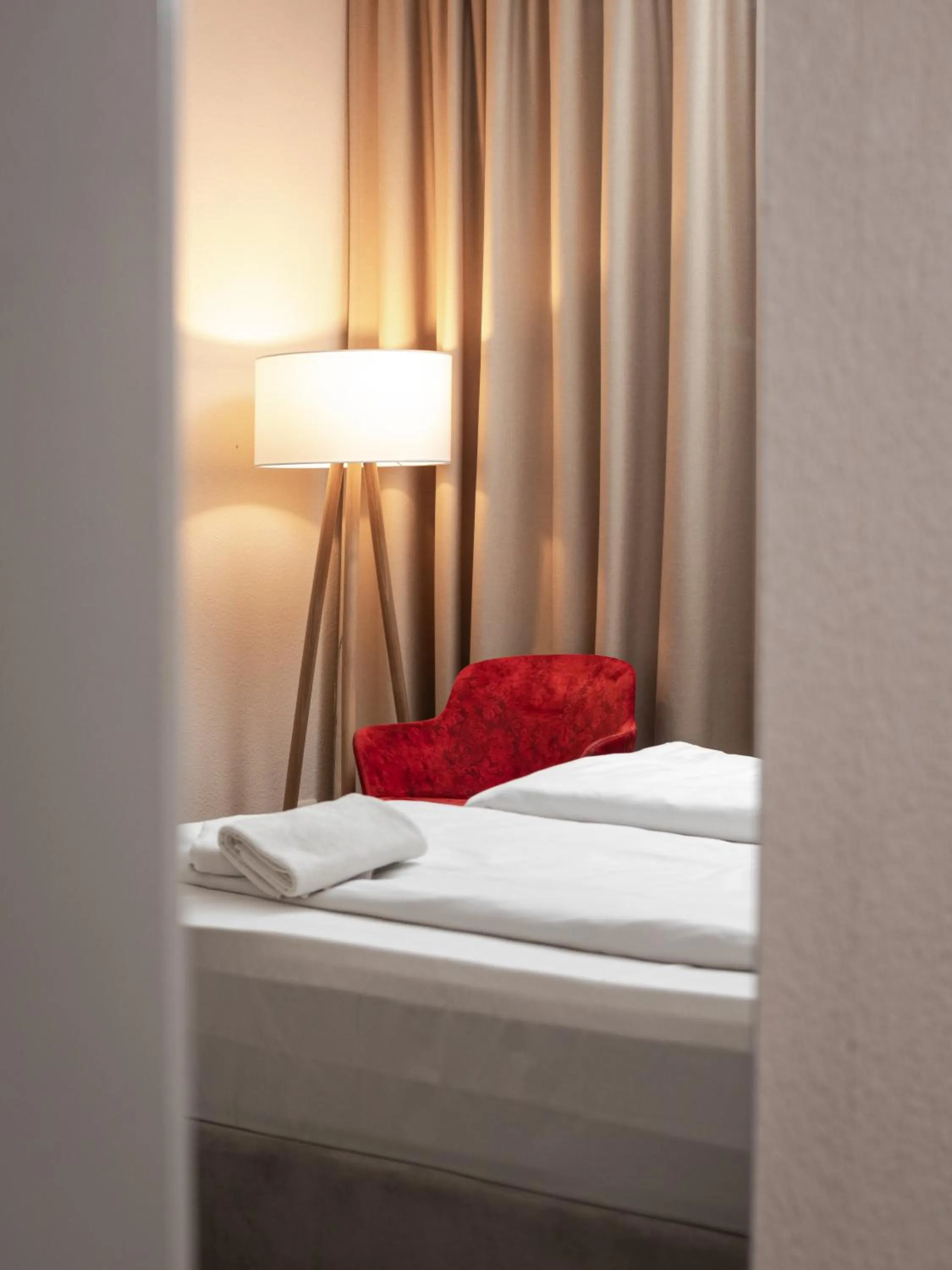 Bed in Hotel Ostseeland