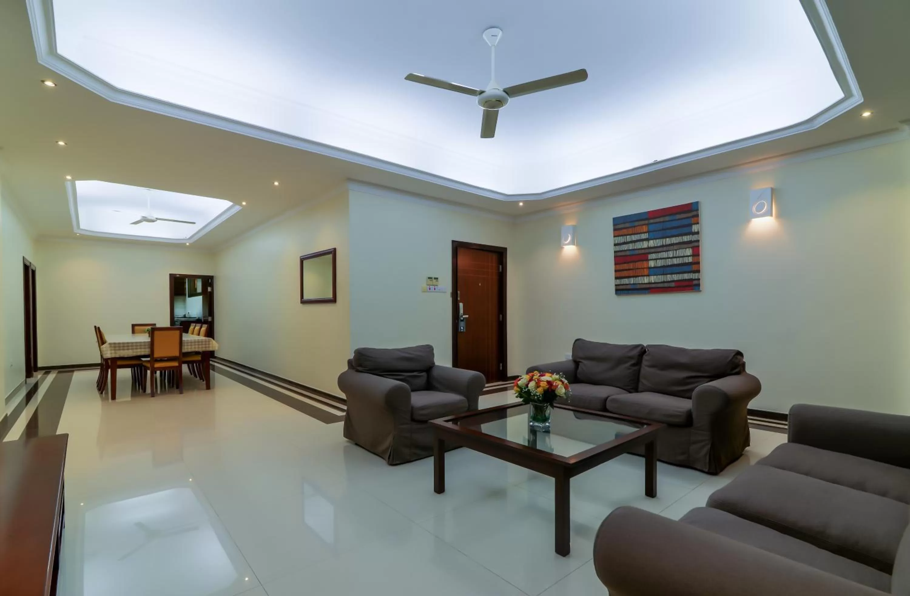 Living room in Tanzanite Executive Suites