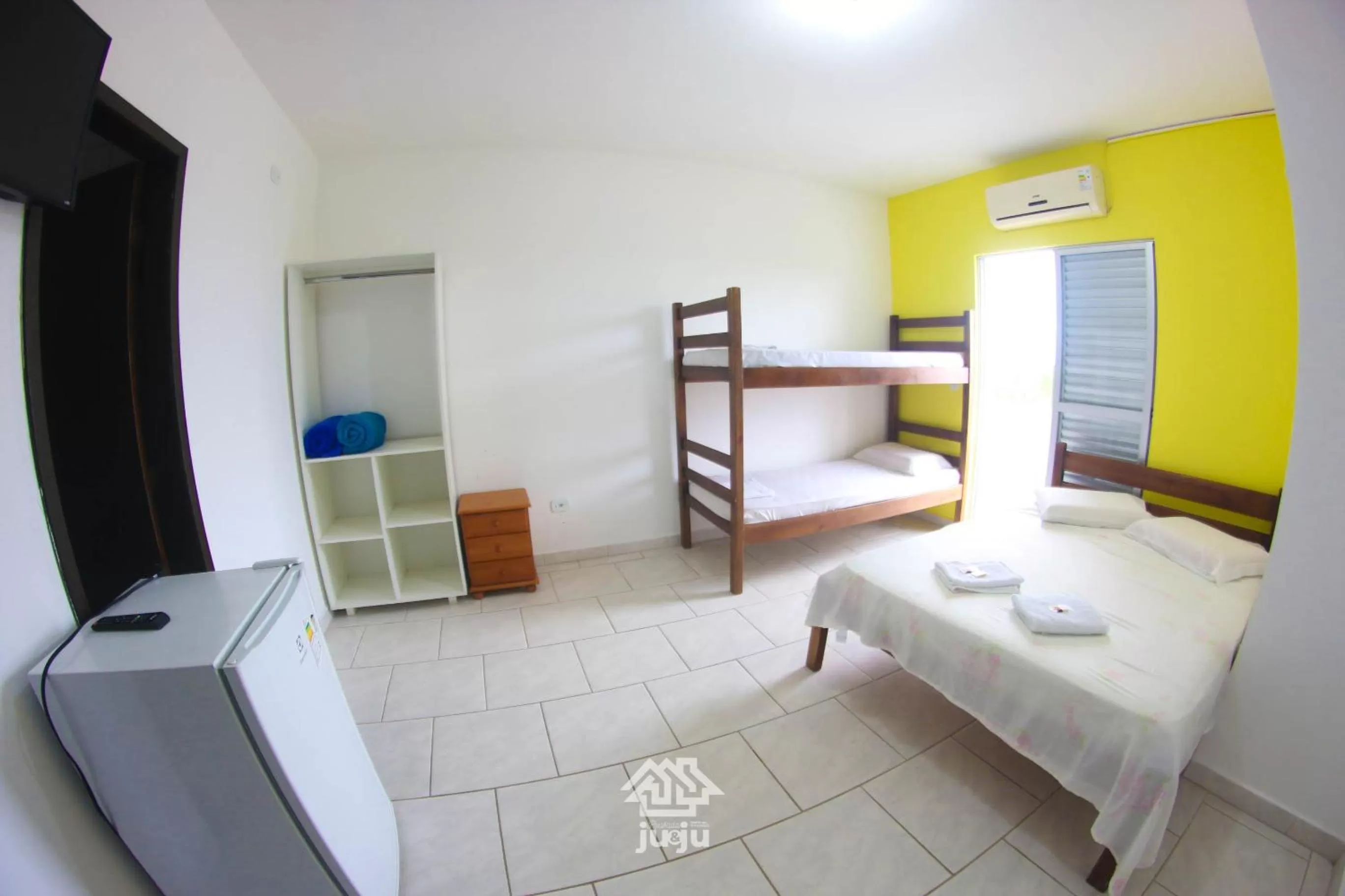 Bed in Pousada Ju&Ju à 400 mts DA PRAIA