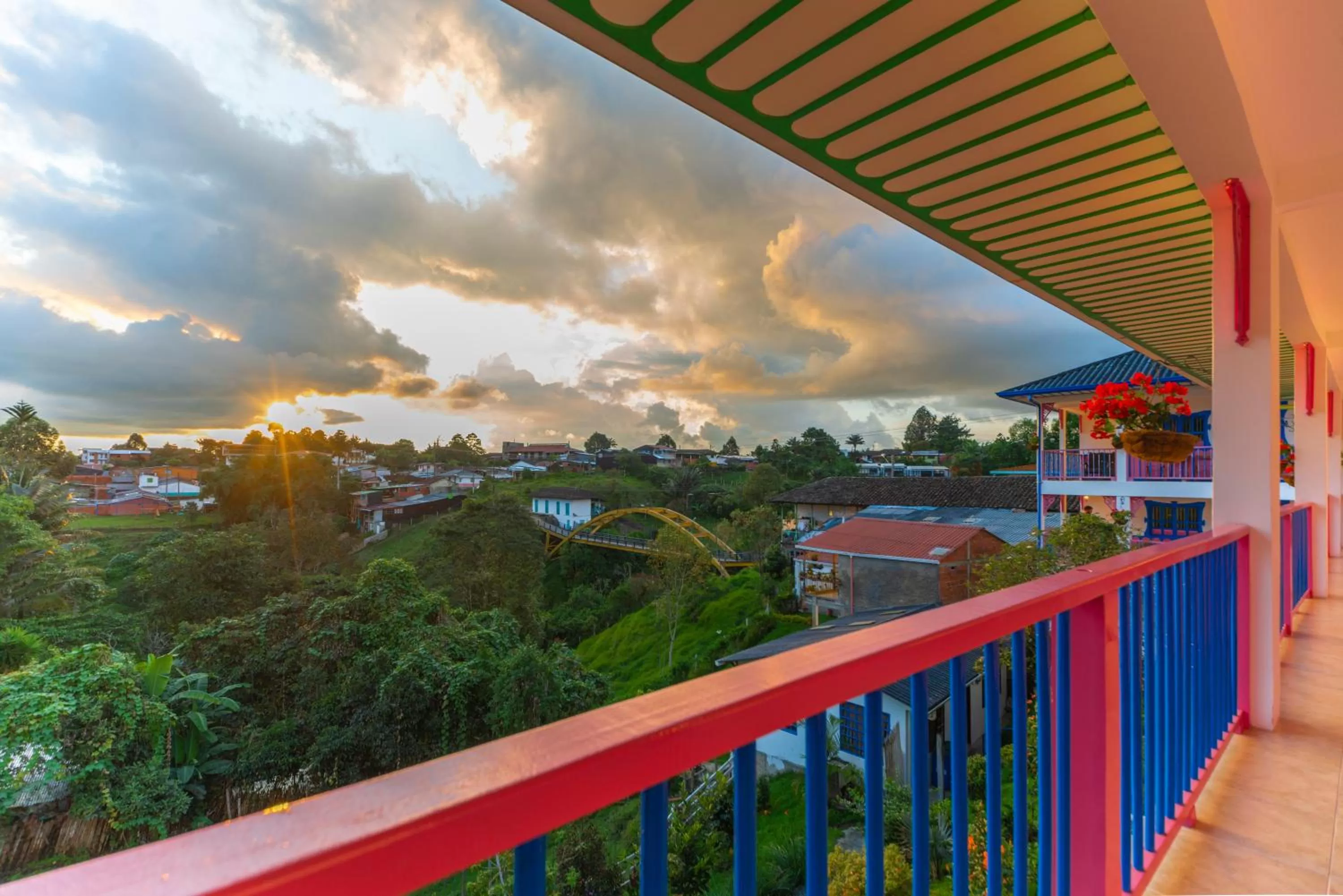 Bird's eye view, Balcony/Terrace in Hotel El Jardin