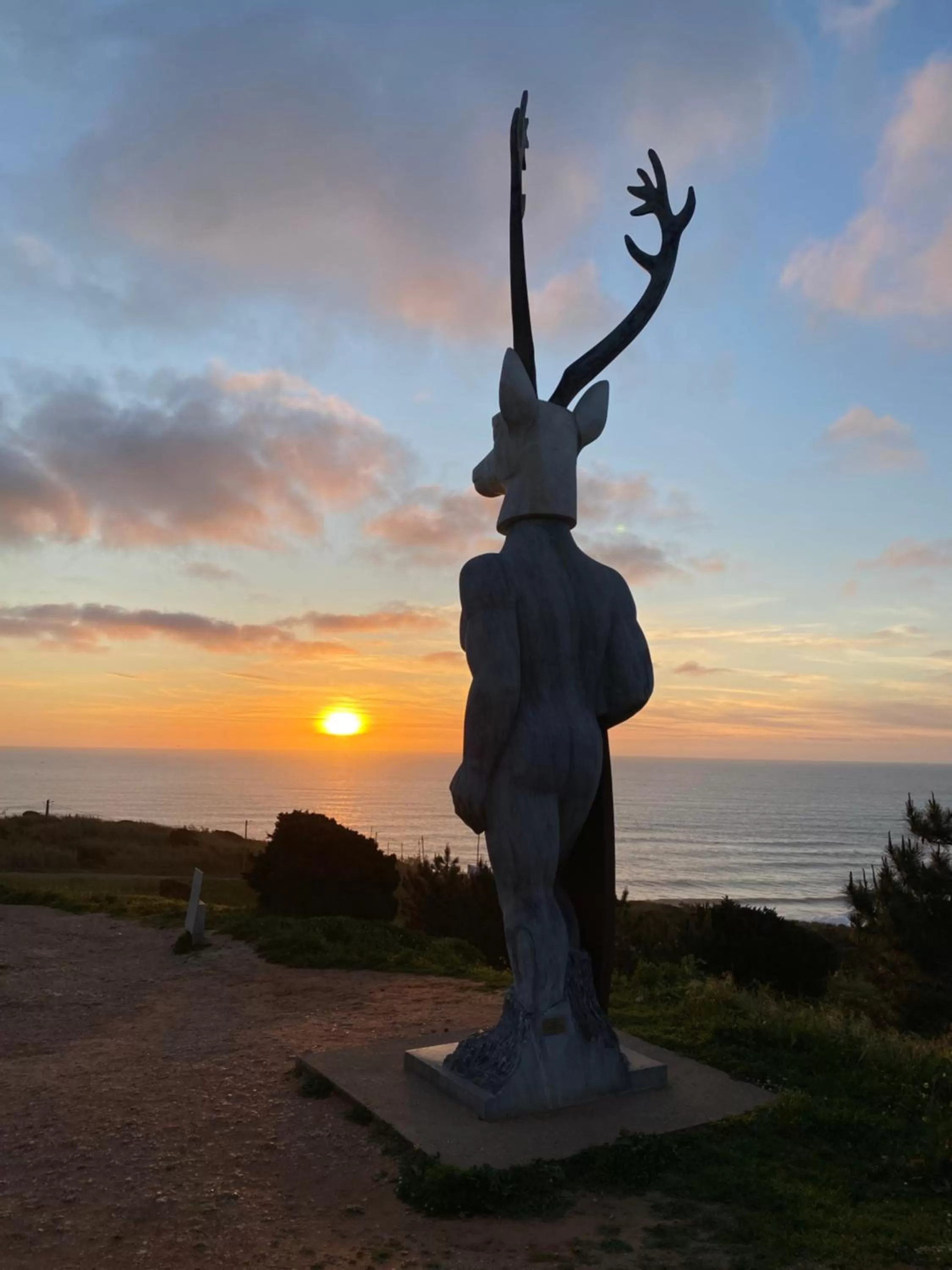 Sunrise/Sunset in Spray B&B Sitio in Nazare Mini bar, European style