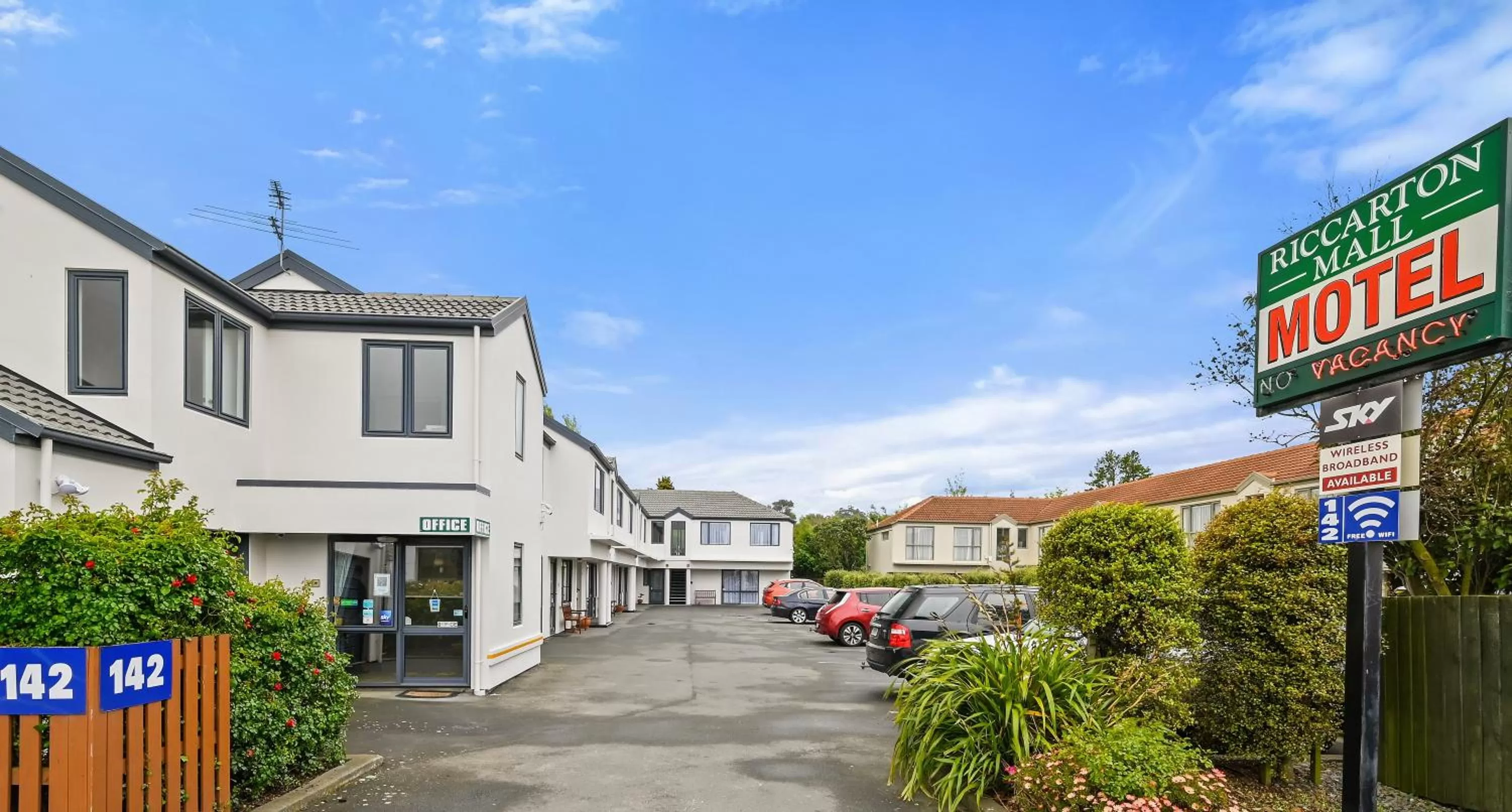 Property building in Riccarton Mall Motel