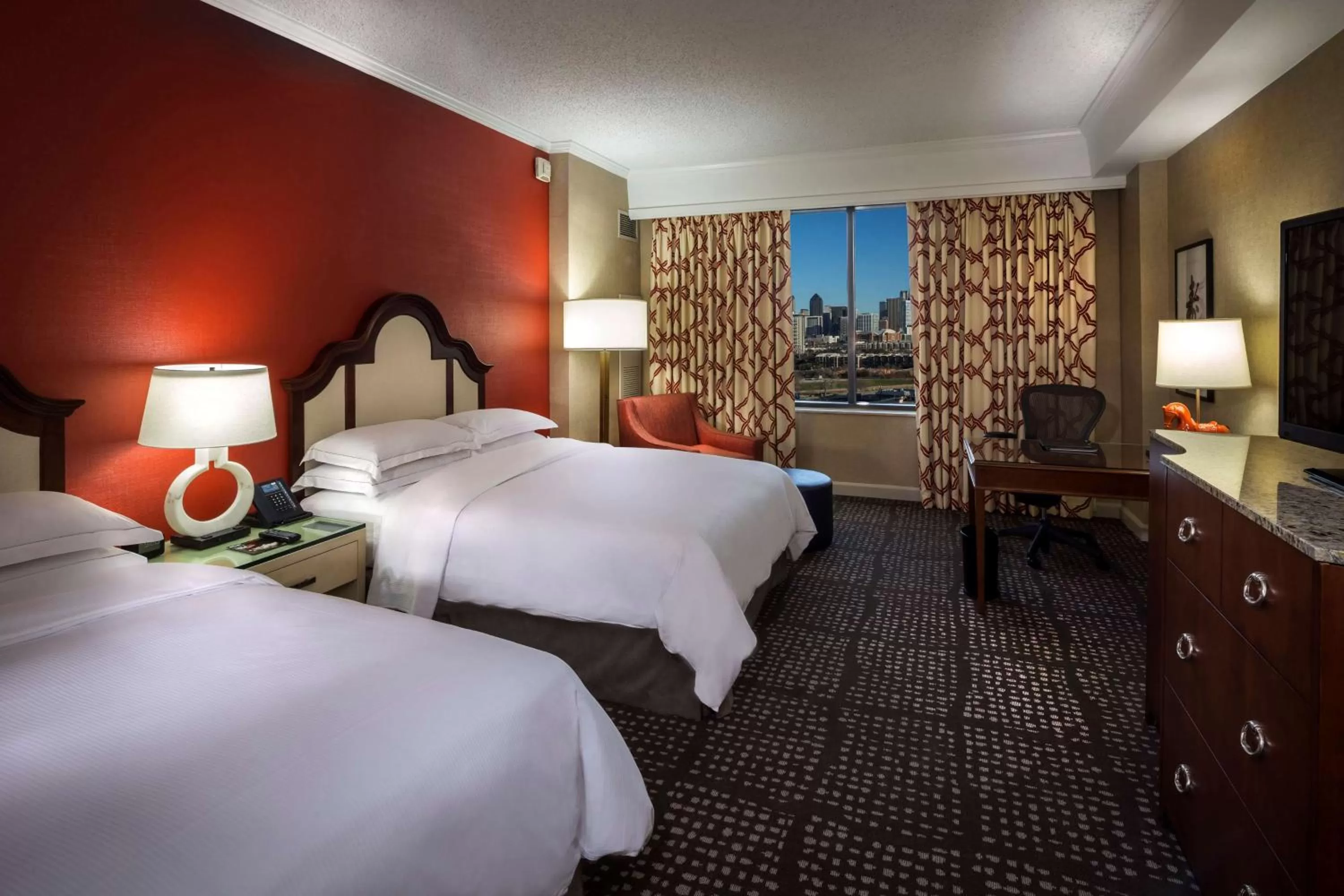 Double Room with Two Double Beds in Hilton Anatole