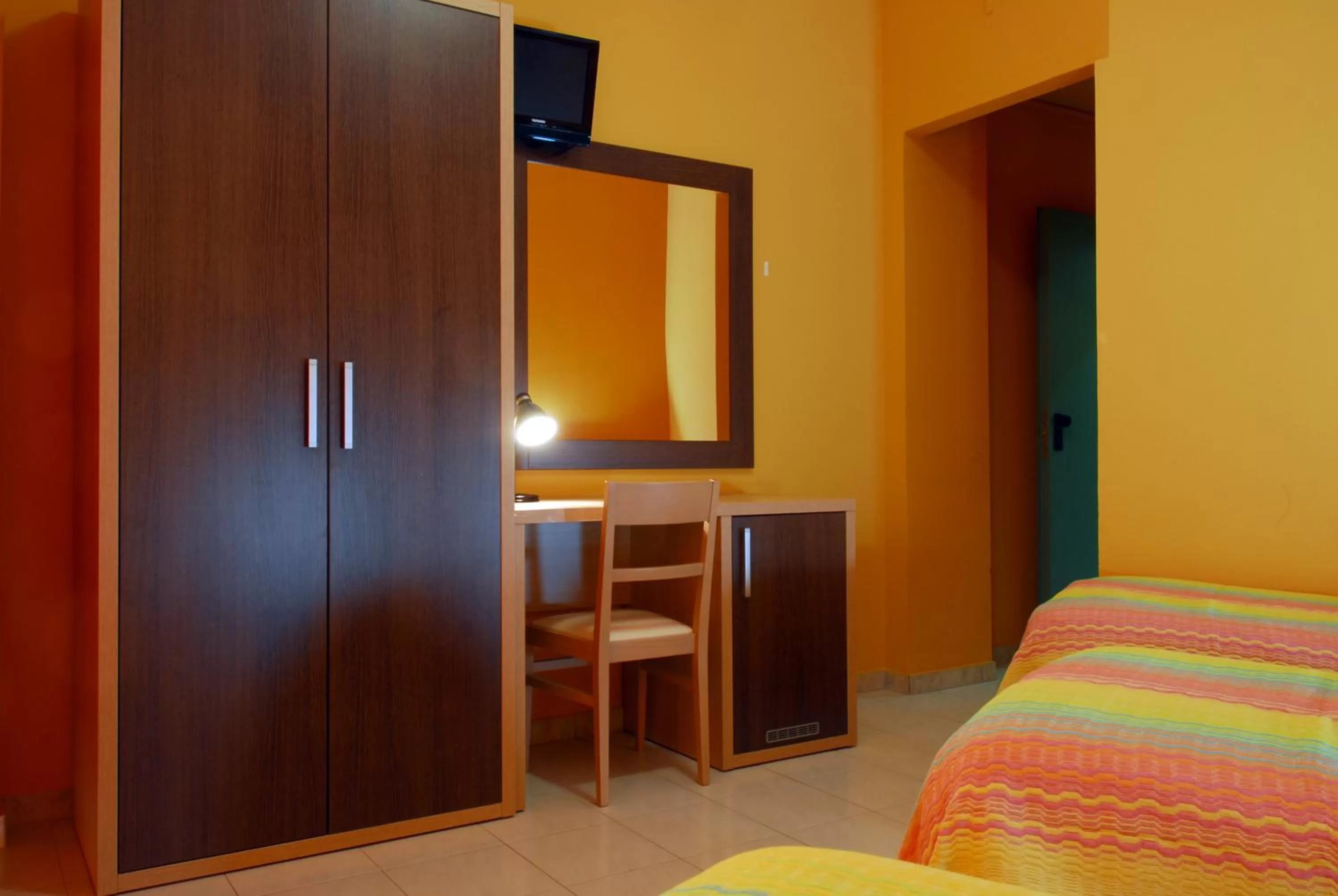 Bed in Hotel Michelangelo