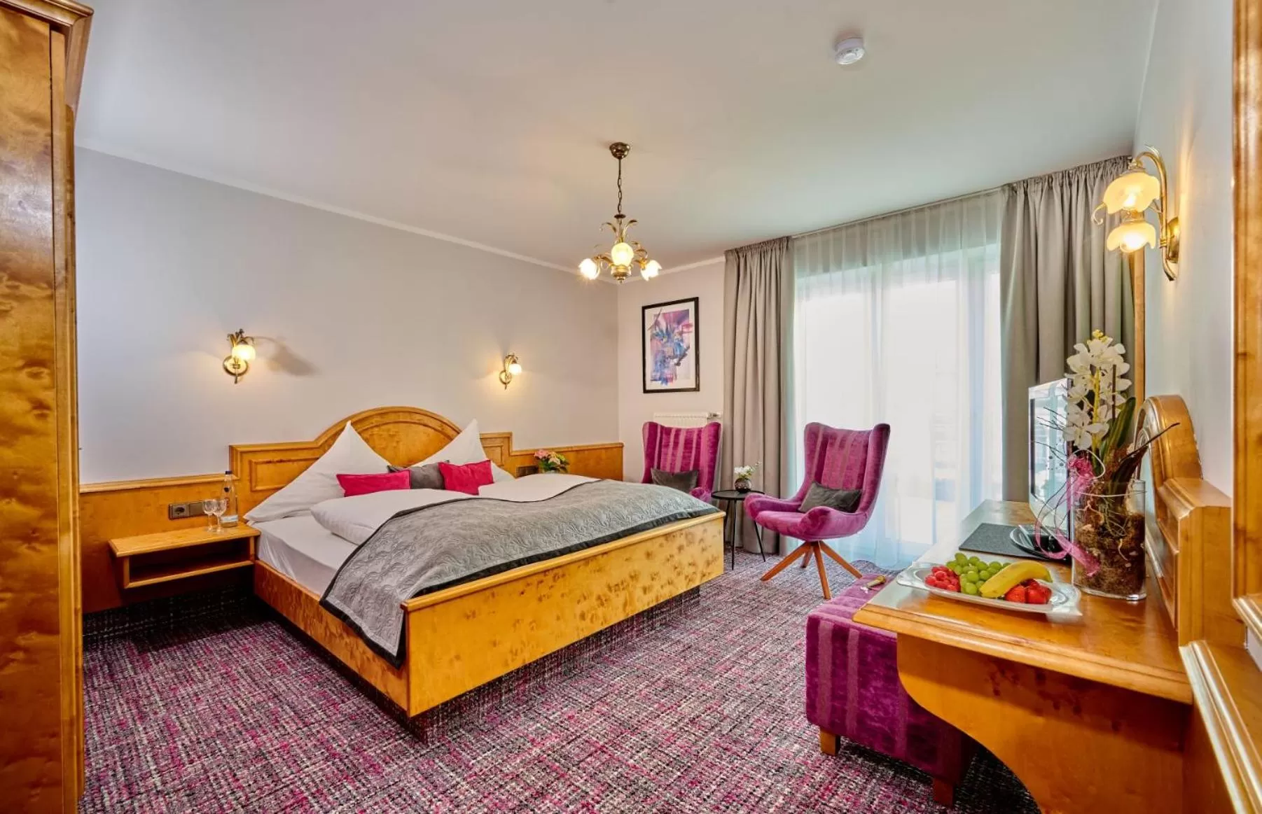 Bed in Landhotel Schneider