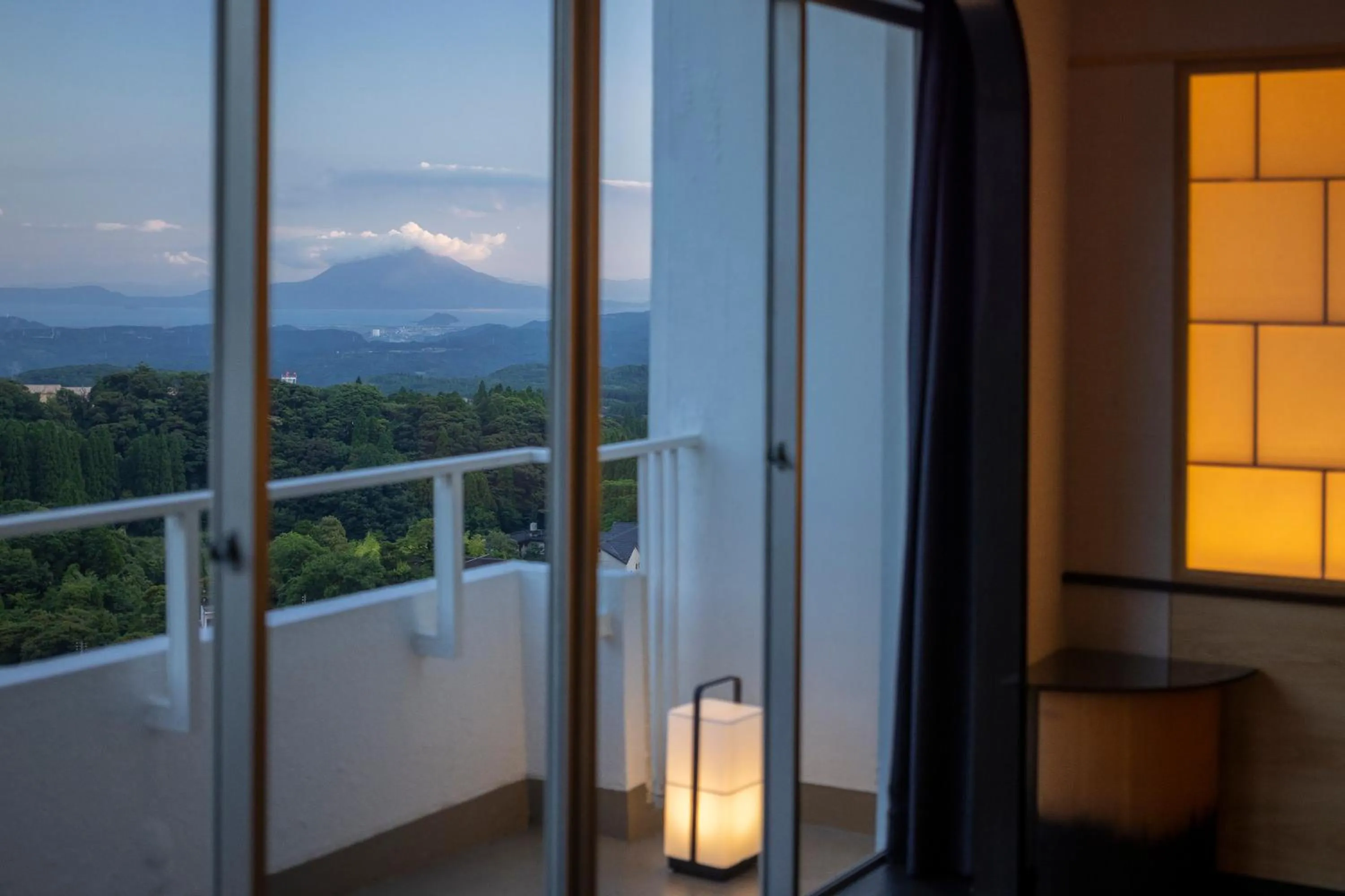 Hot Spring Bath in Kirishima Kokusai Hotel