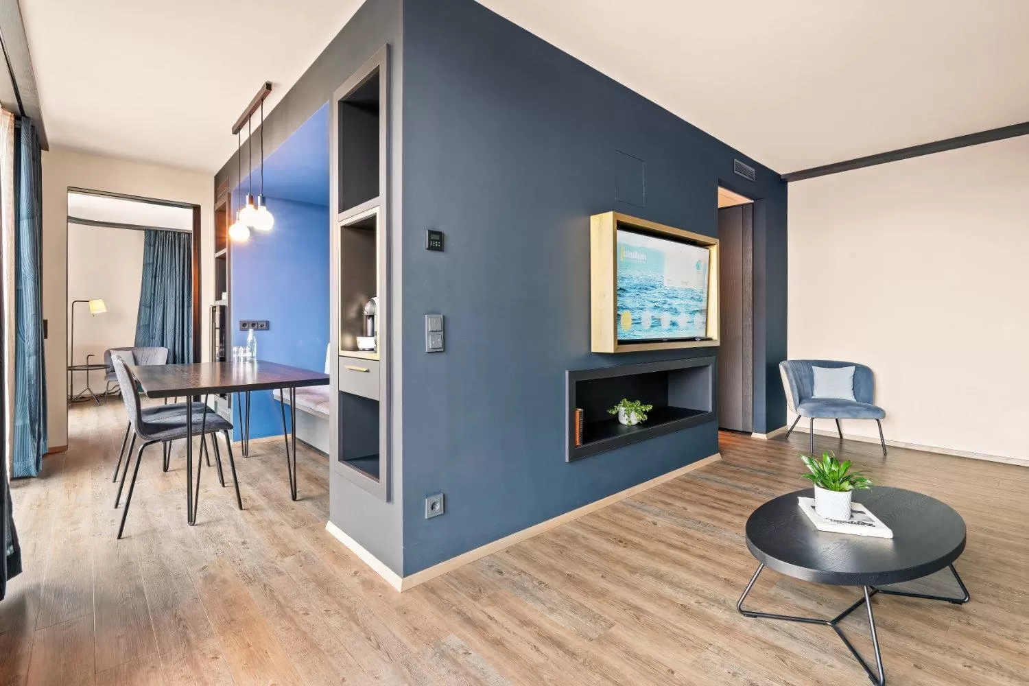 Living room, Seating Area in Lukullum