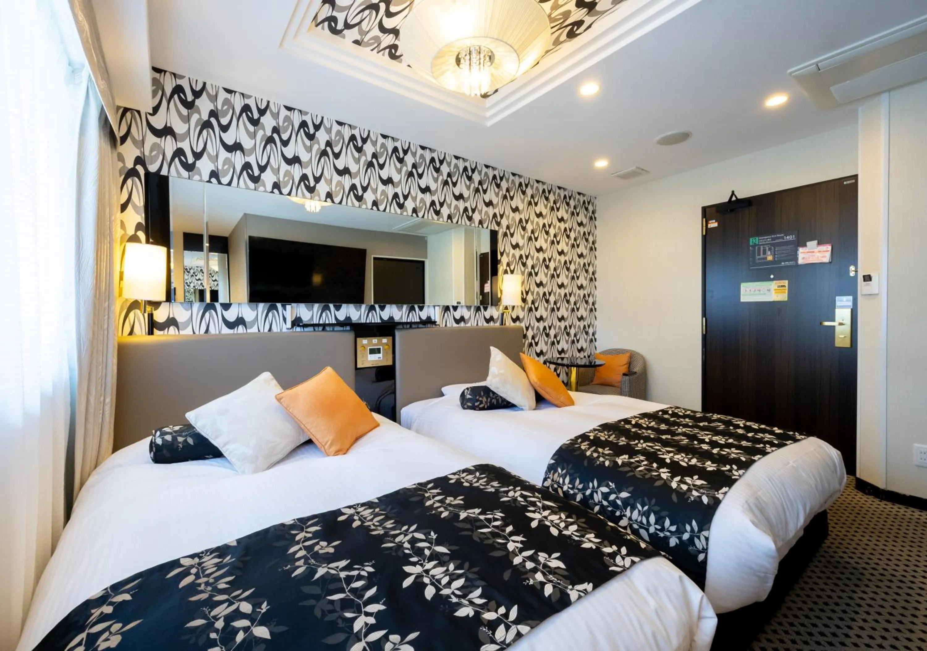 Bed in APA Hotel Osaka Umeda