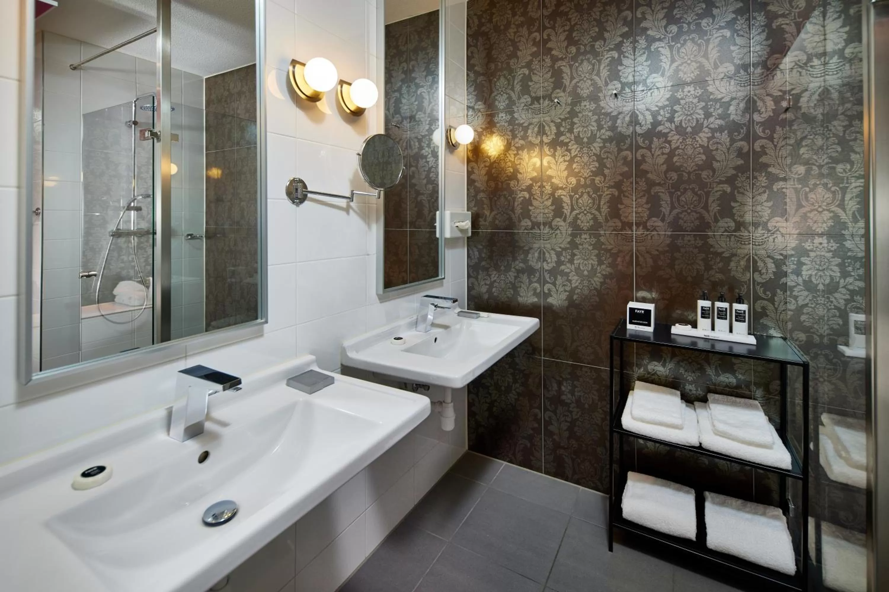 Bathroom in WestCord Fashion Hotel Amsterdam