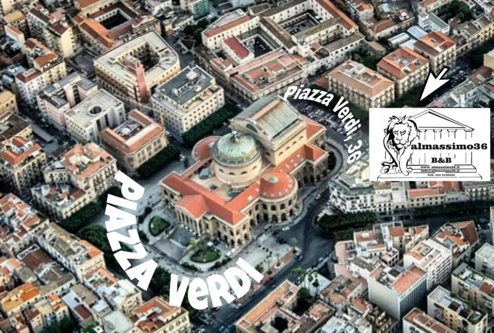 On site, Bird's-eye View in Al Massimo 36