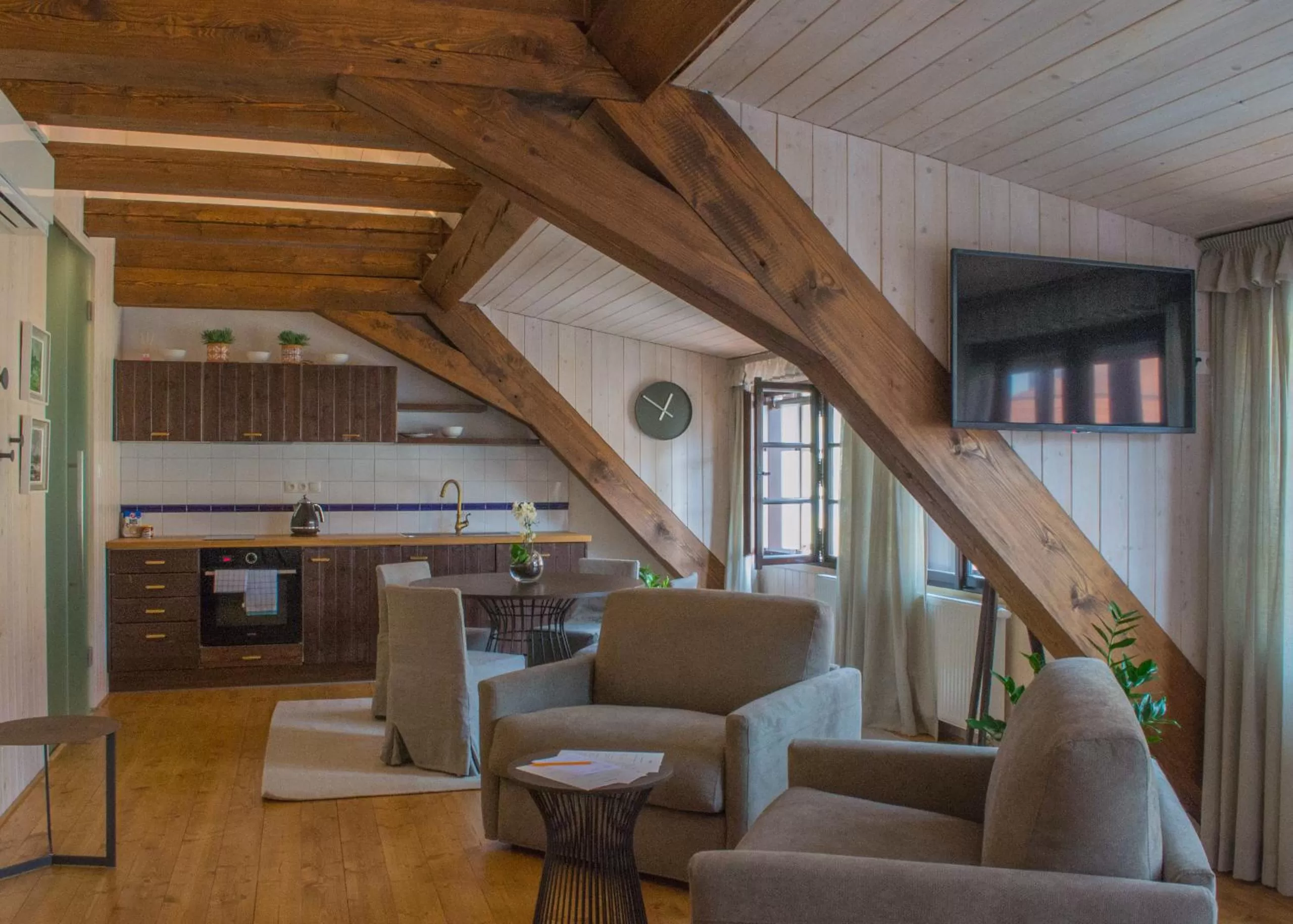 Living room, Seating Area in Apartmány Šupina