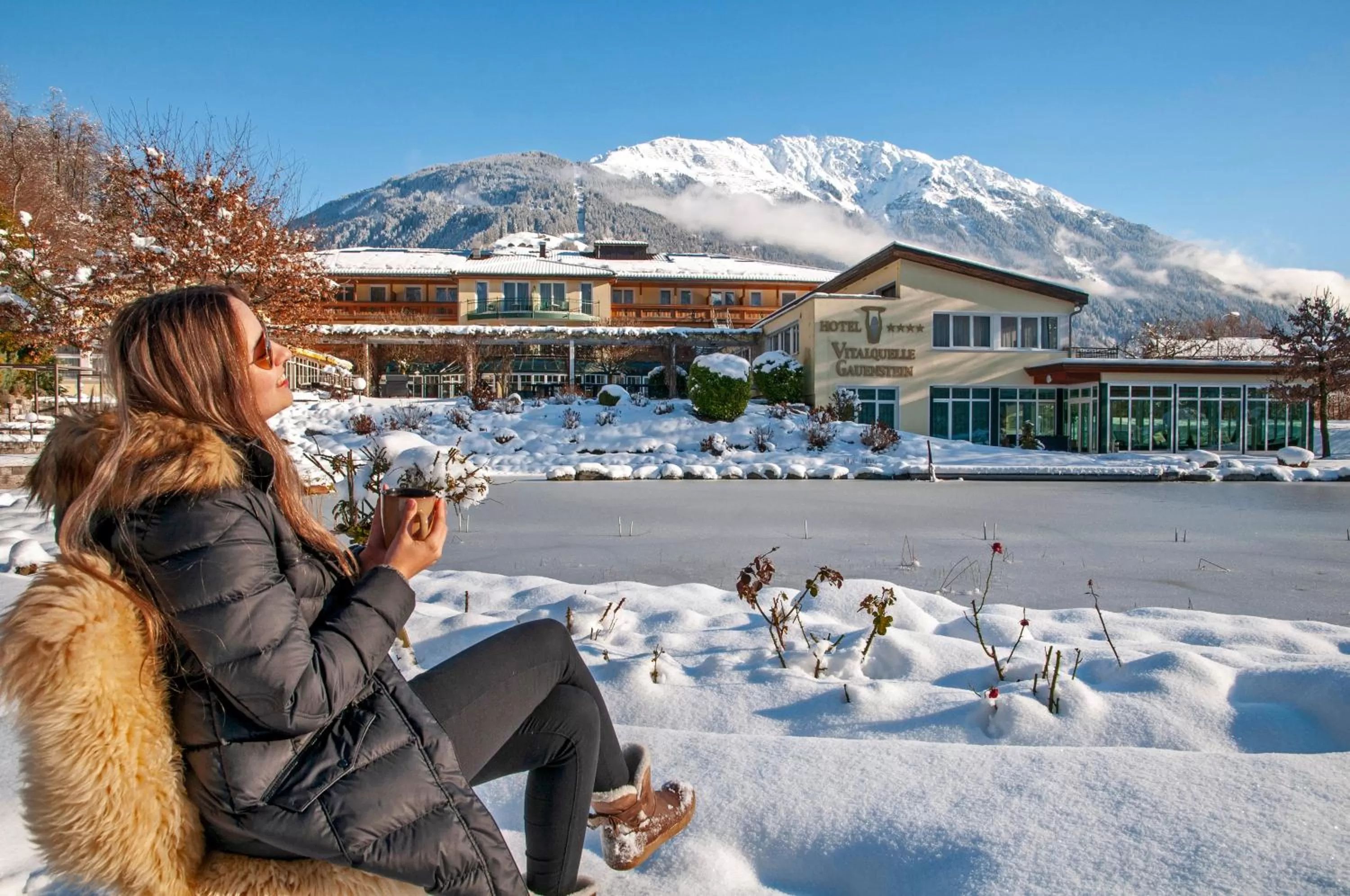 Property building in Hotel Vitalquelle Montafon