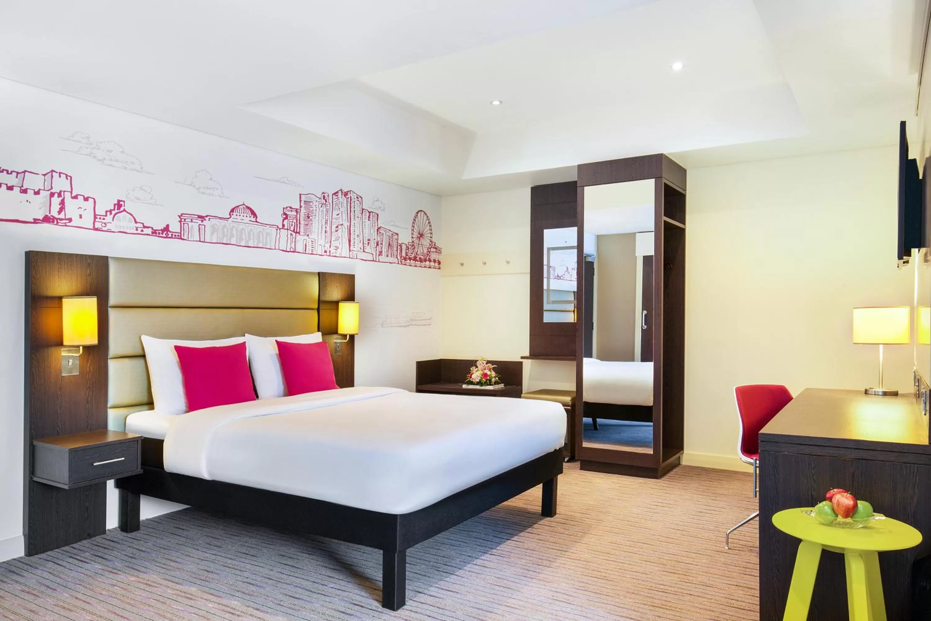 Bed in ibis Styles Sharjah