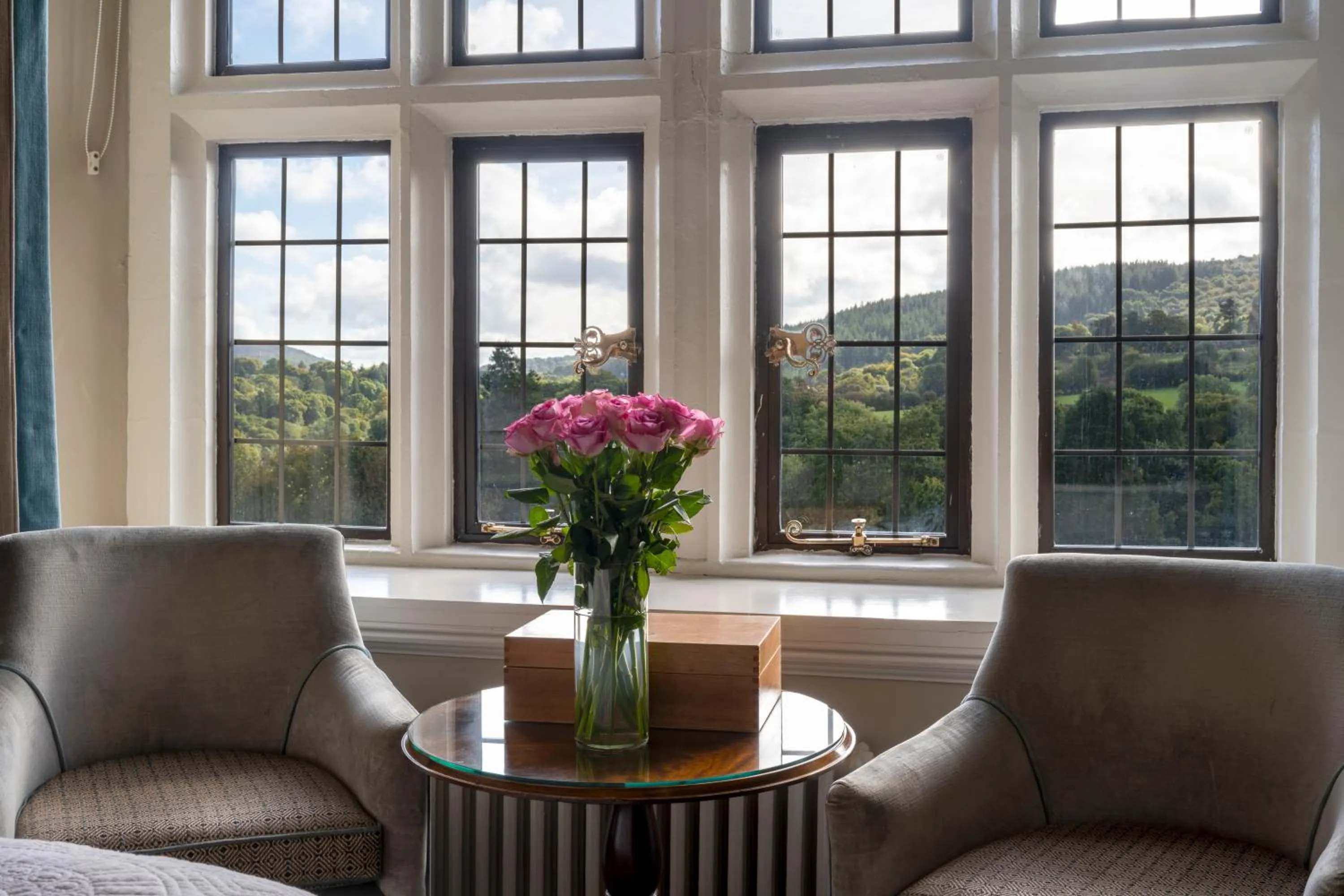 Seating area in Bovey Castle