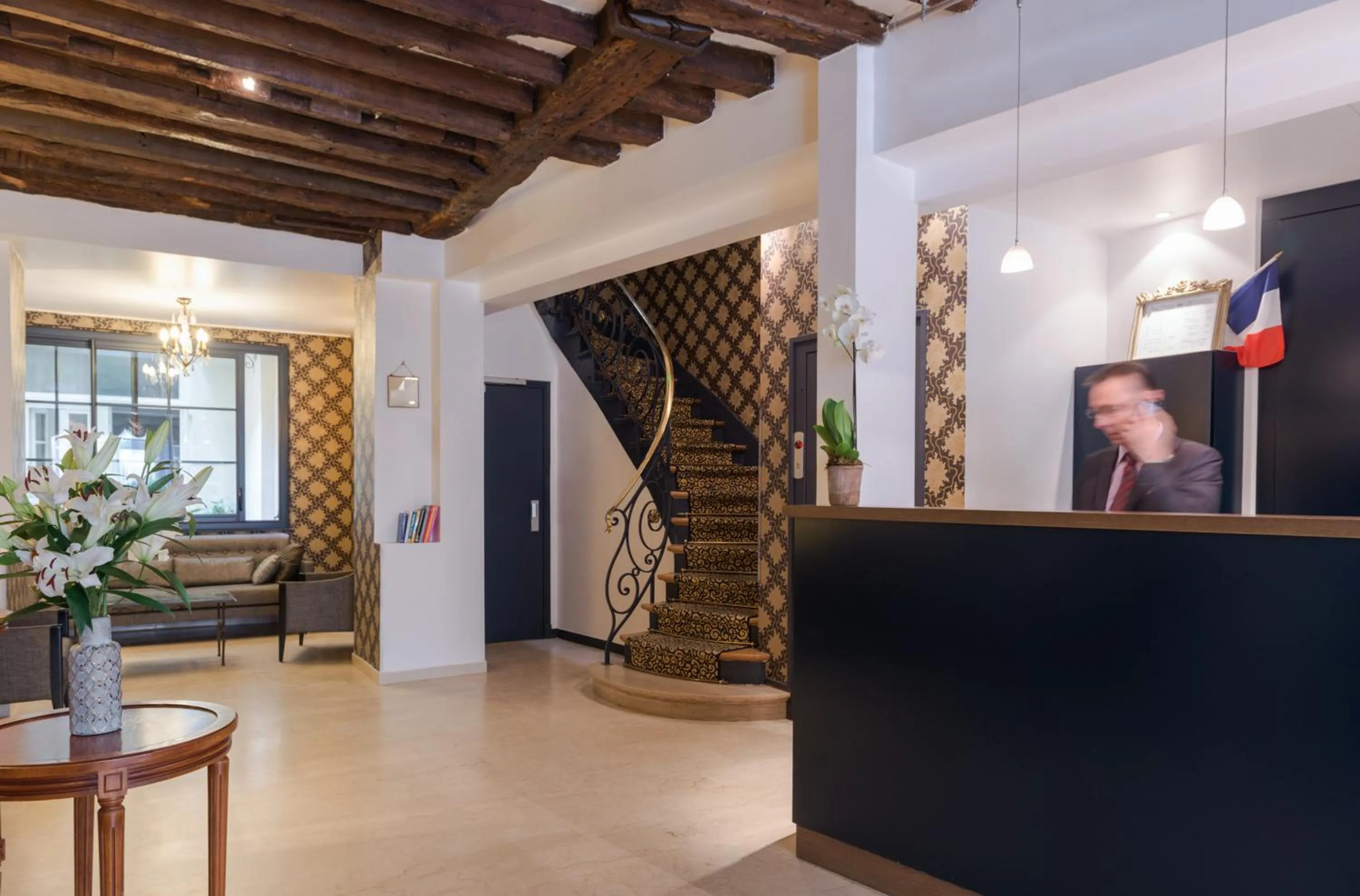 Lobby or reception in Hôtel Gaillon Opera