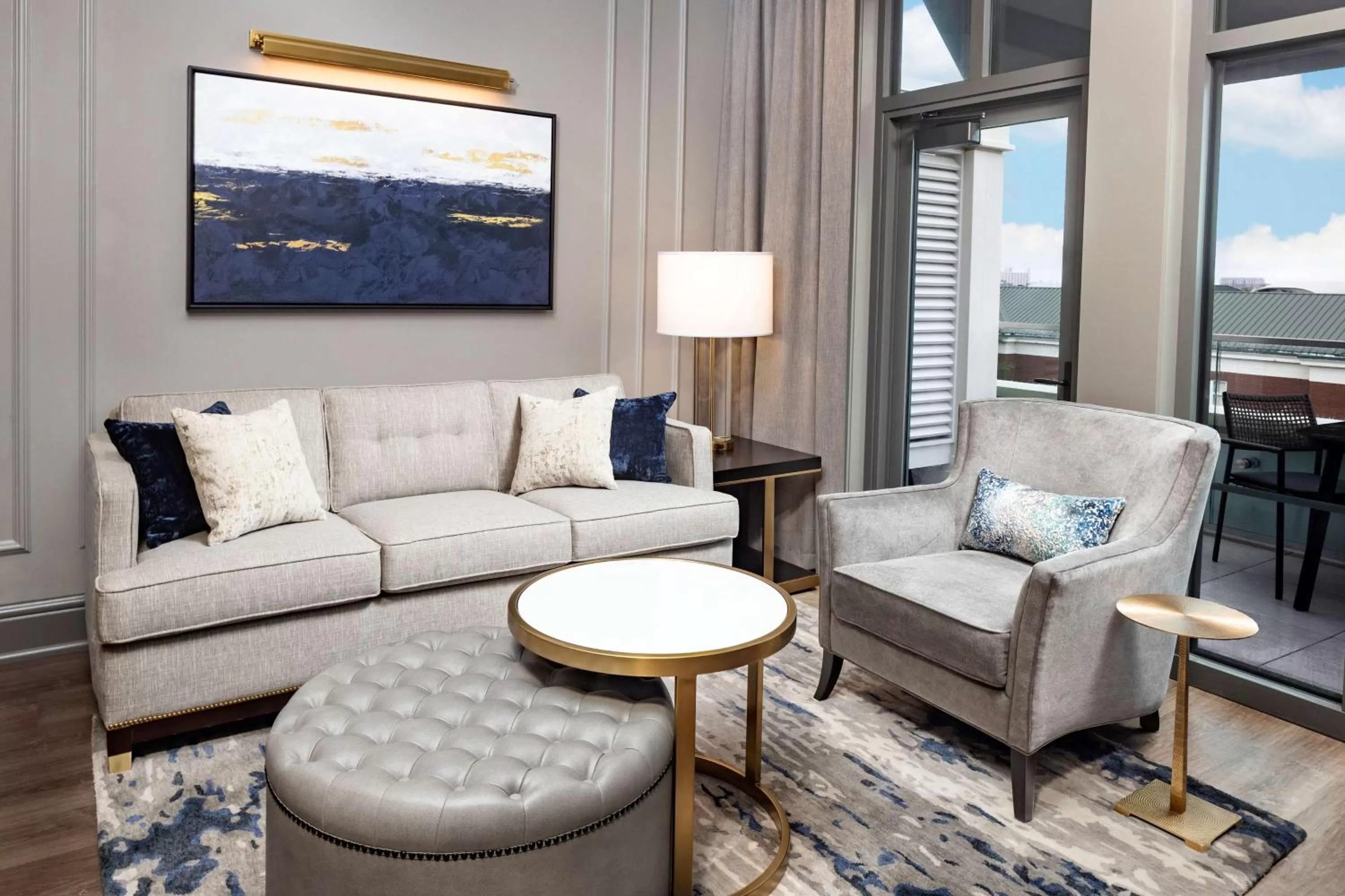 Living room in Hilton Club Liberty Place Charleston