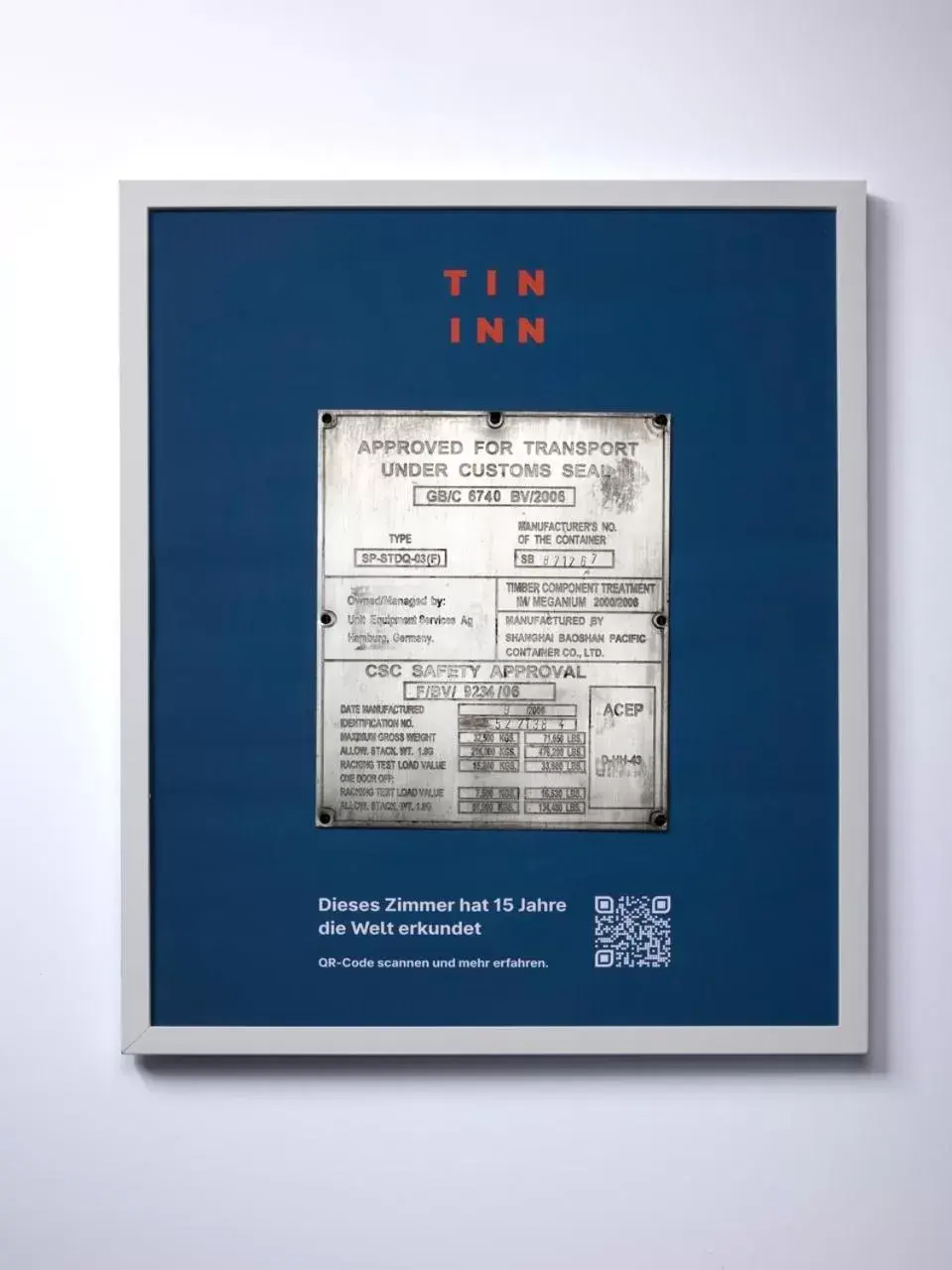 Double Room - Disability Access in TIN INN Montabaur l einfach gut - Nachhaltiges Hotel aus Überseecontainern Double Room - Disability Access in TIN INN Montabaur l einfach gut - Nachhaltiges Hotel aus Überseecontainern