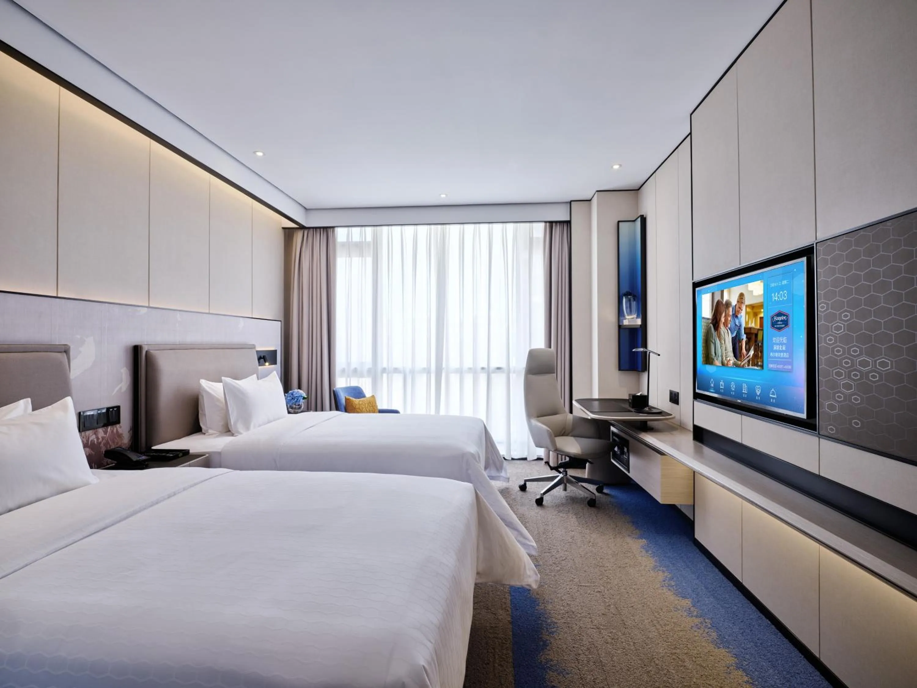 Bed in Hampton by Hilton Shenzhen North Station