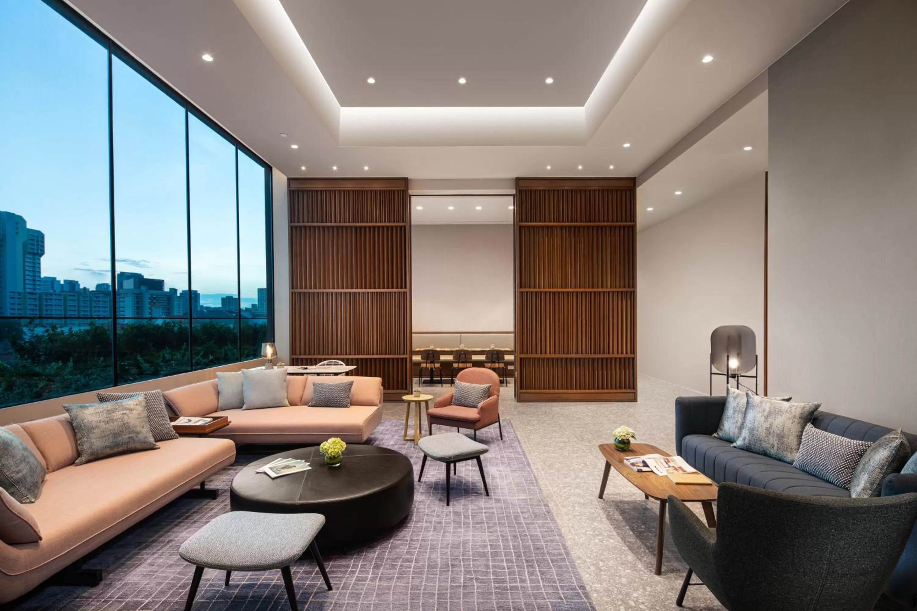 Seating area in Citadines Rochor Singapore