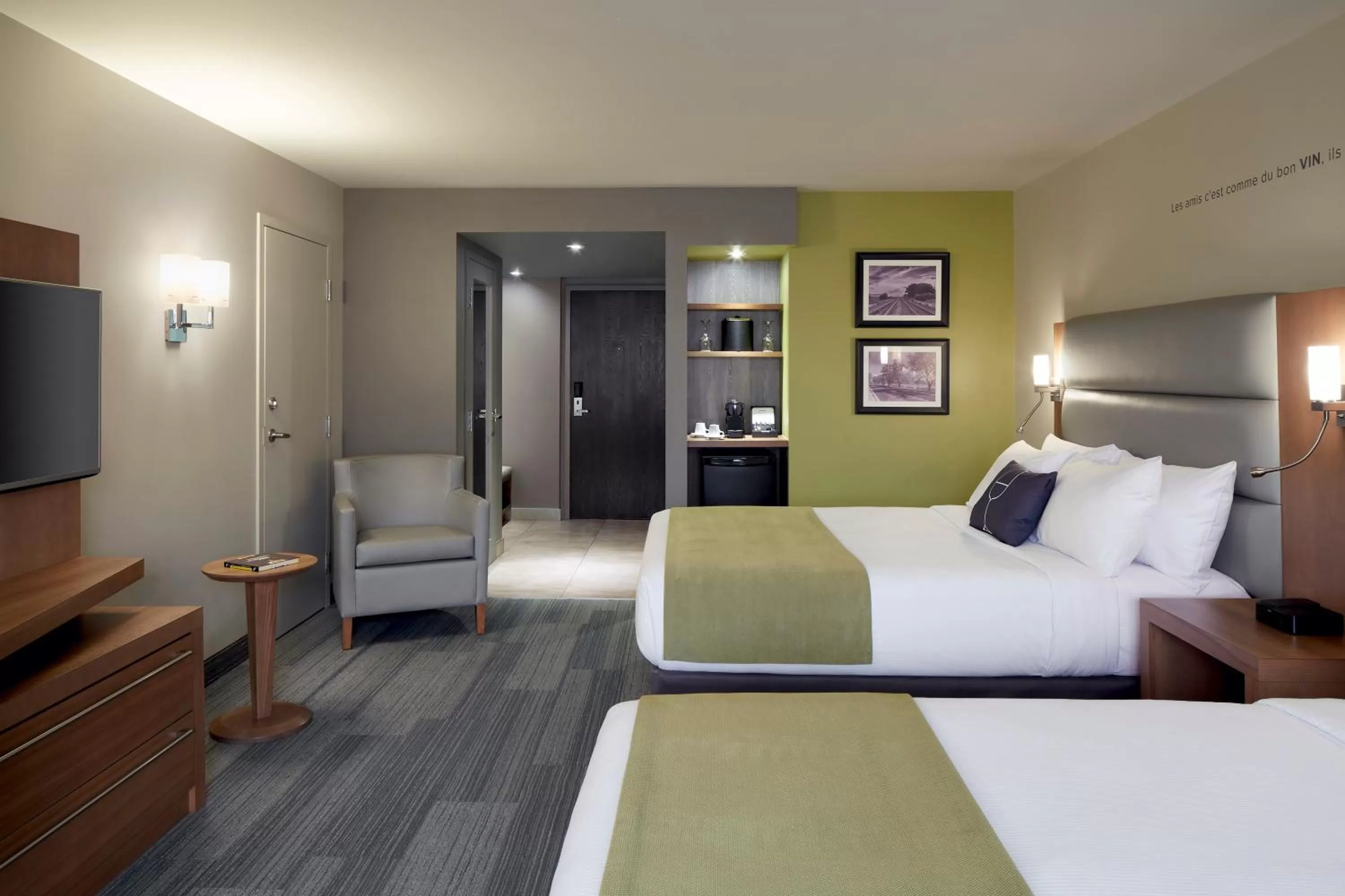 Bed in Hôtel Rive Gauche