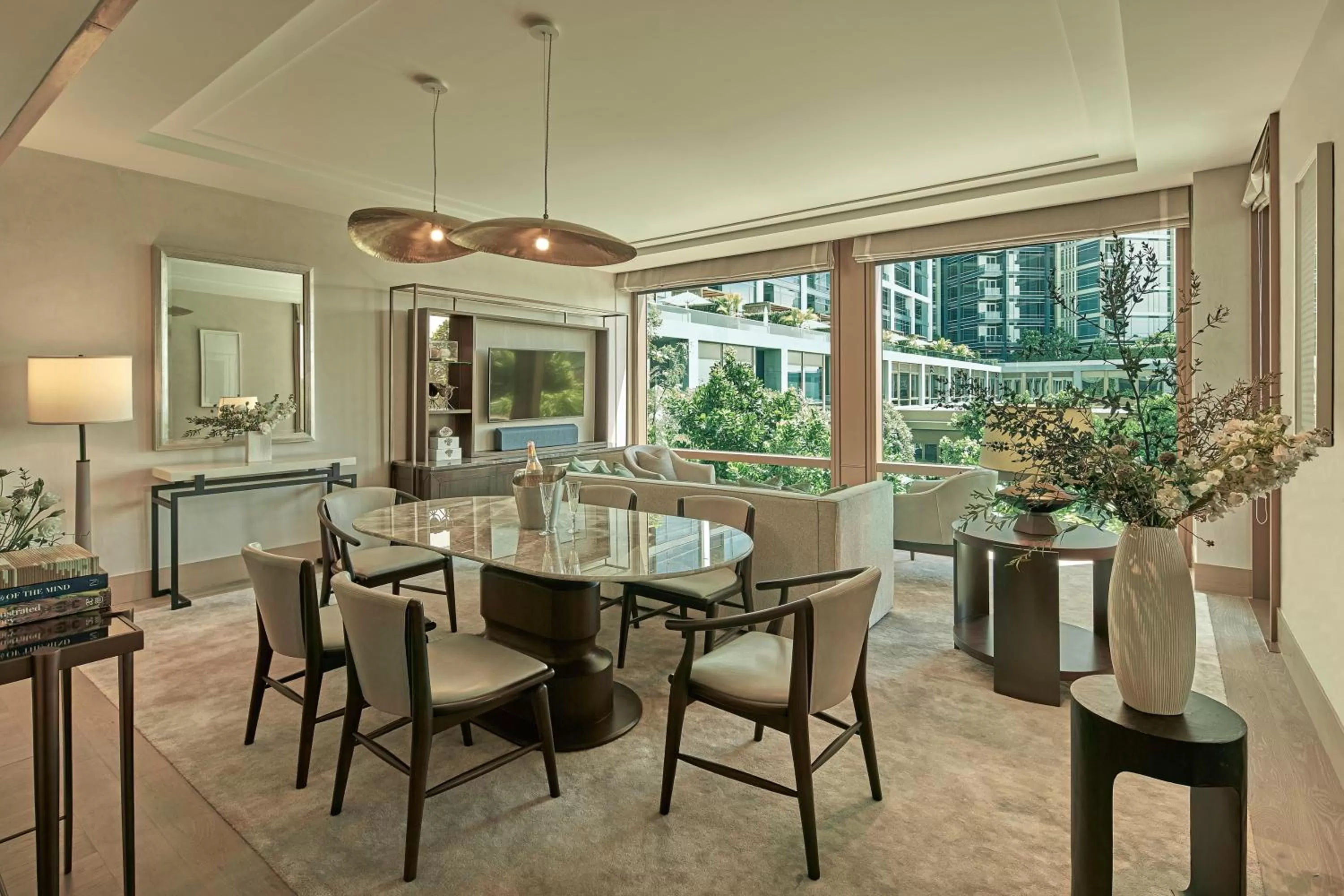 Living room in Capella Bangkok