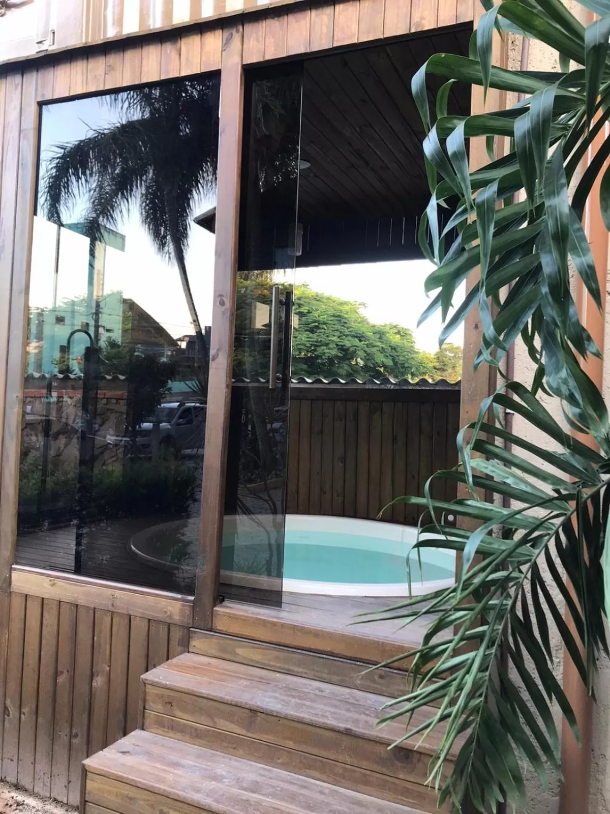 Hot Tub in Pousada Recanto do Aconchego