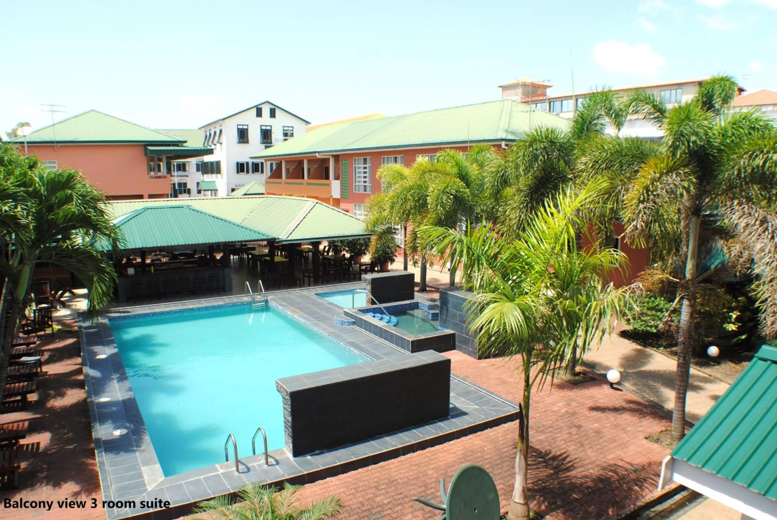 Swimming pool, Pool View in Joah Inn Appartementen