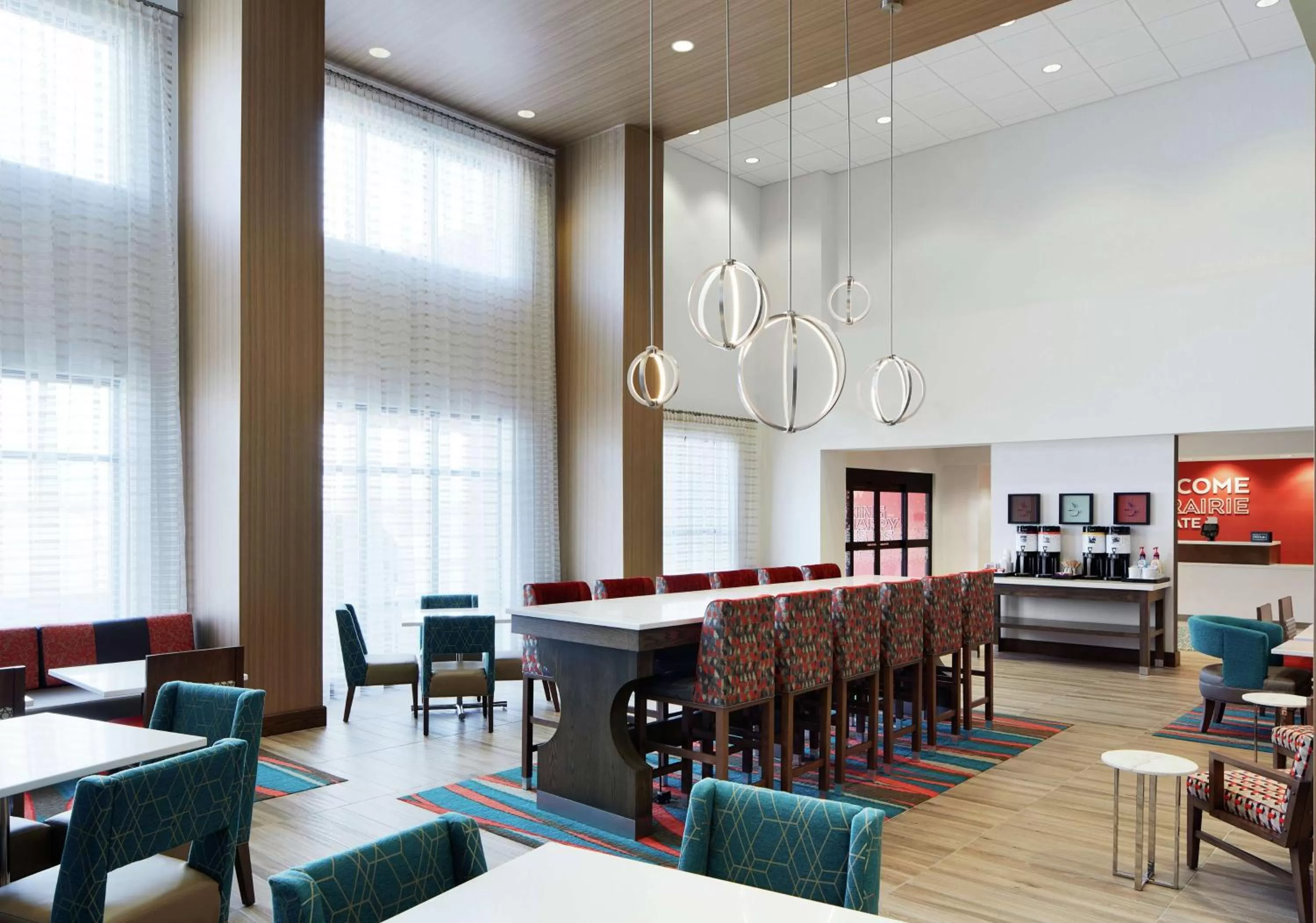 Lobby or reception in Hampton Inn & Suites Chicago/Waukegan