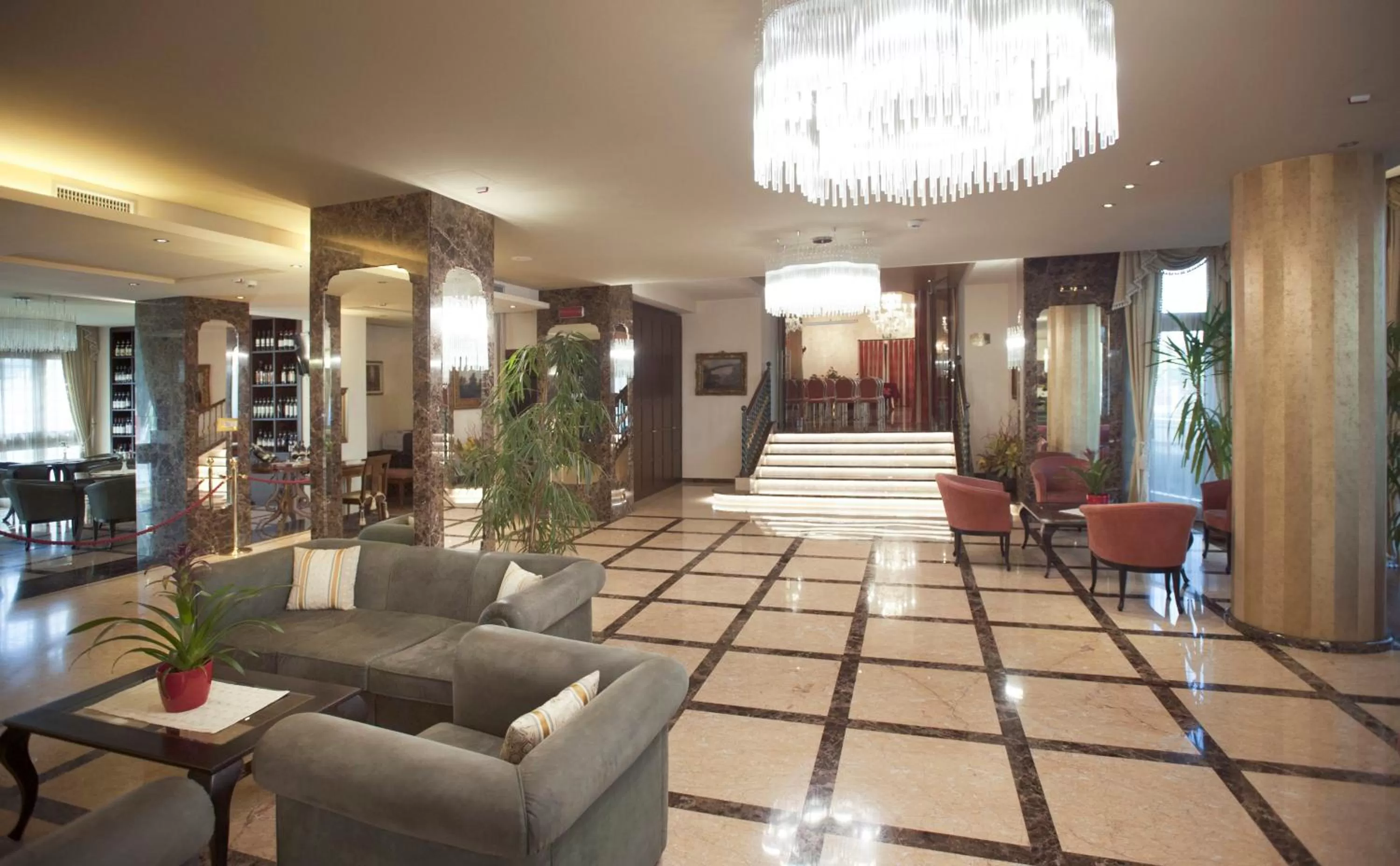 Lobby or reception in Hotel Calissano