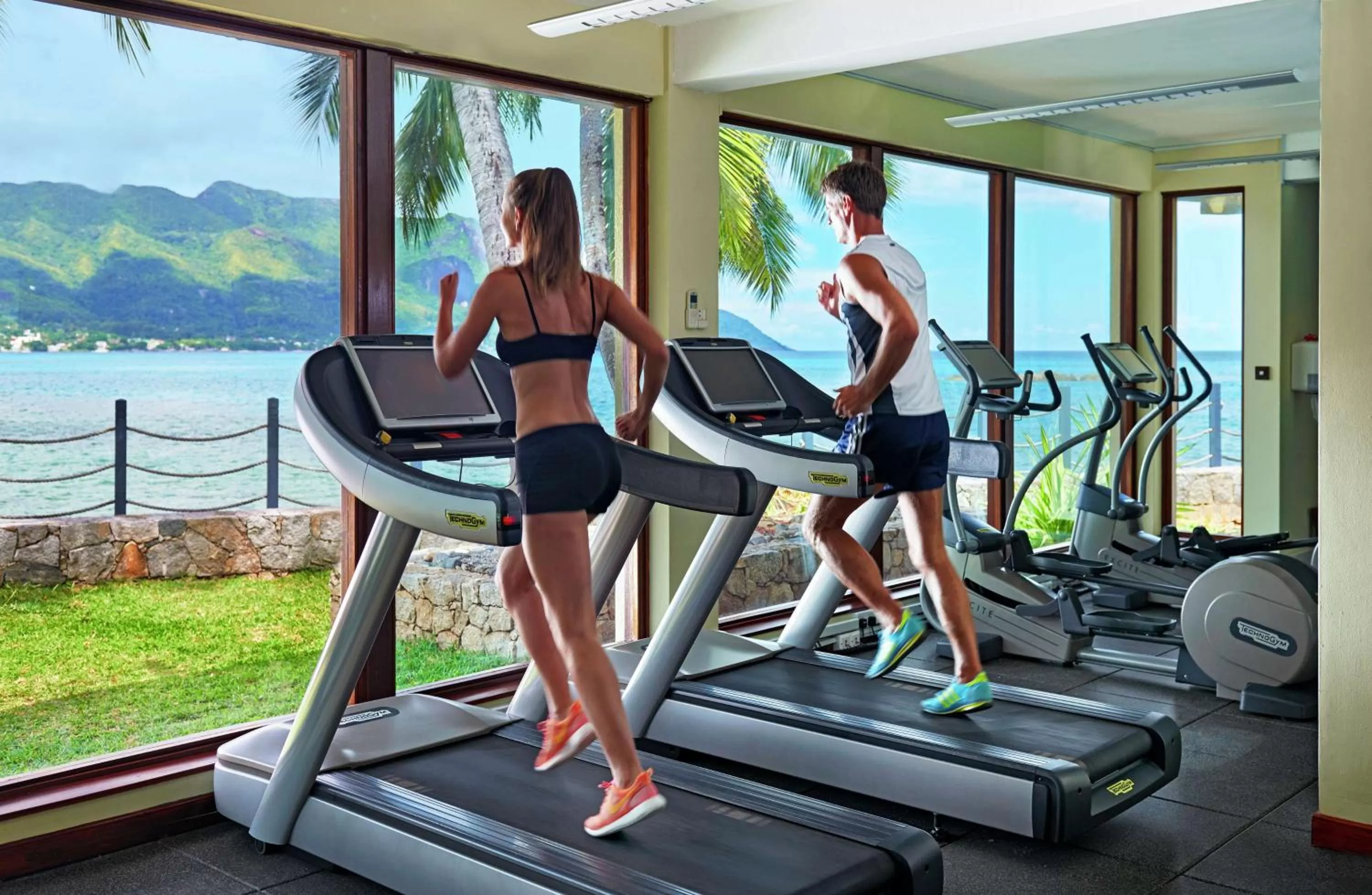 Fitness centre/facilities in Hilton Seychelles Northolme Resort & Spa