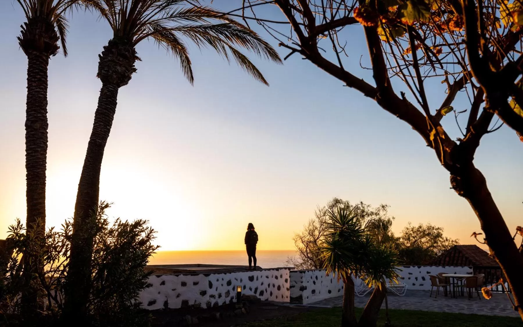 Natural landscape in Parador de La Gomera