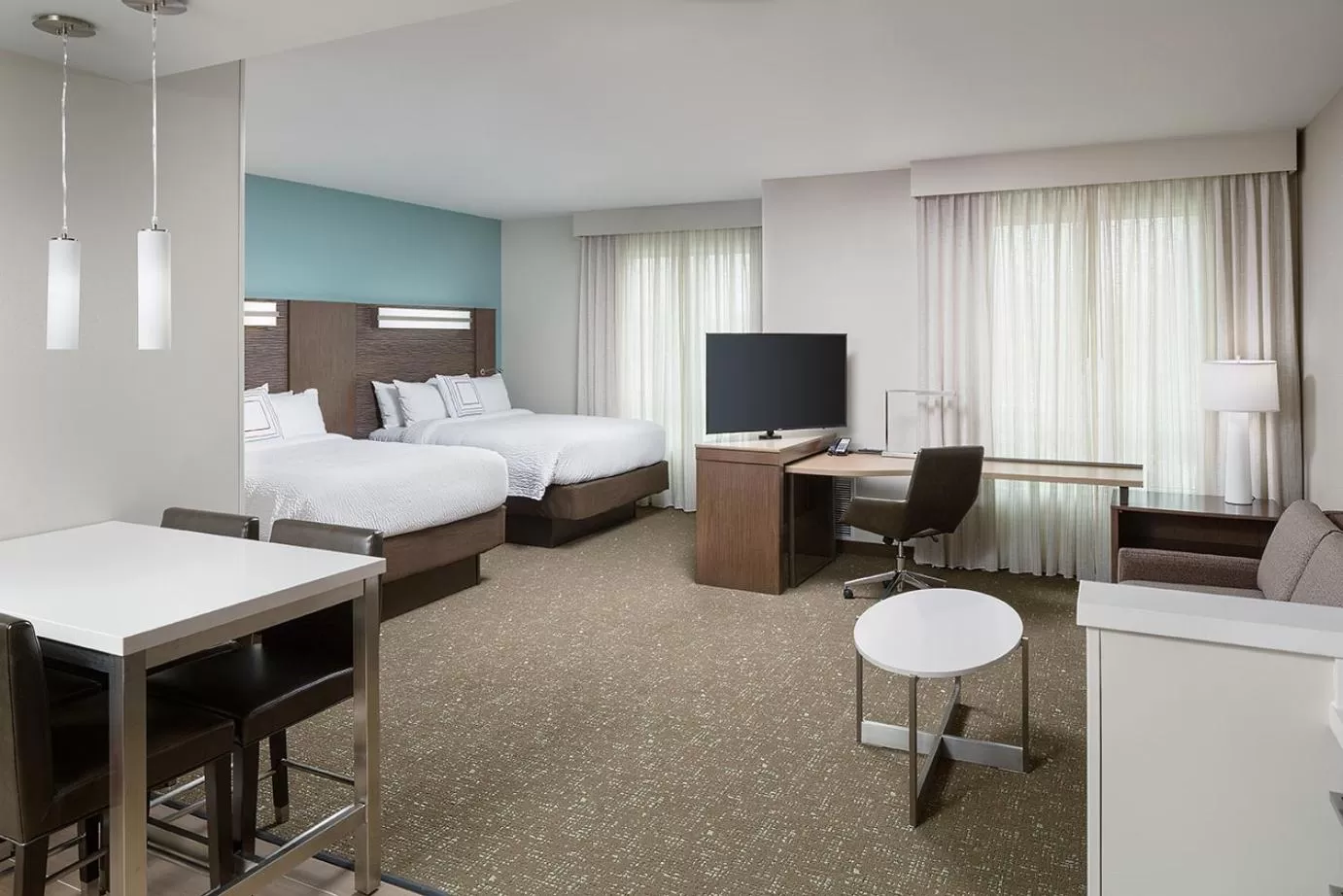 Bedroom, Bed in Residence Inn by Marriott Ontario Rancho Cucamonga
